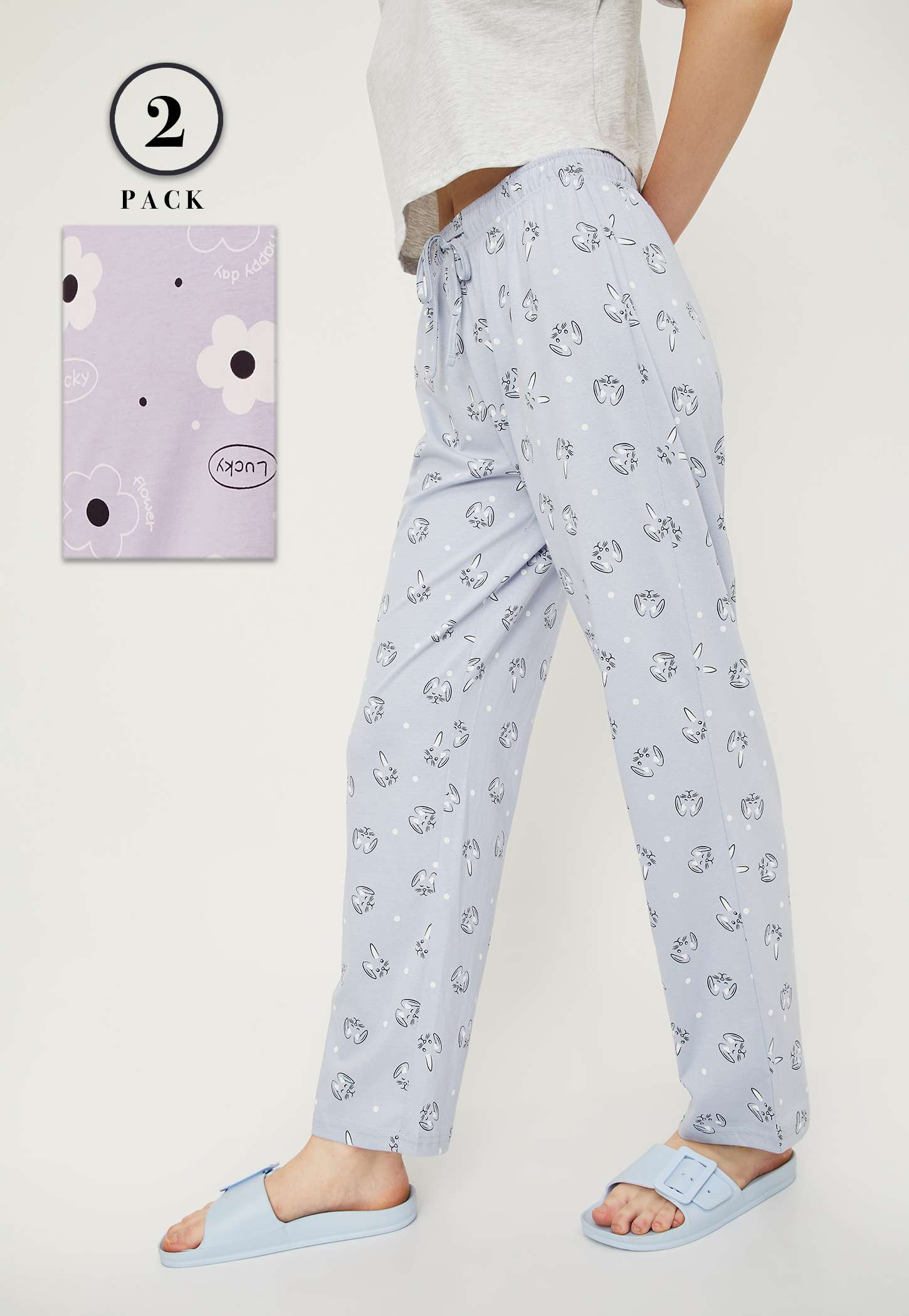 Women Printed Pyjamas - Pack of 2-picture-55