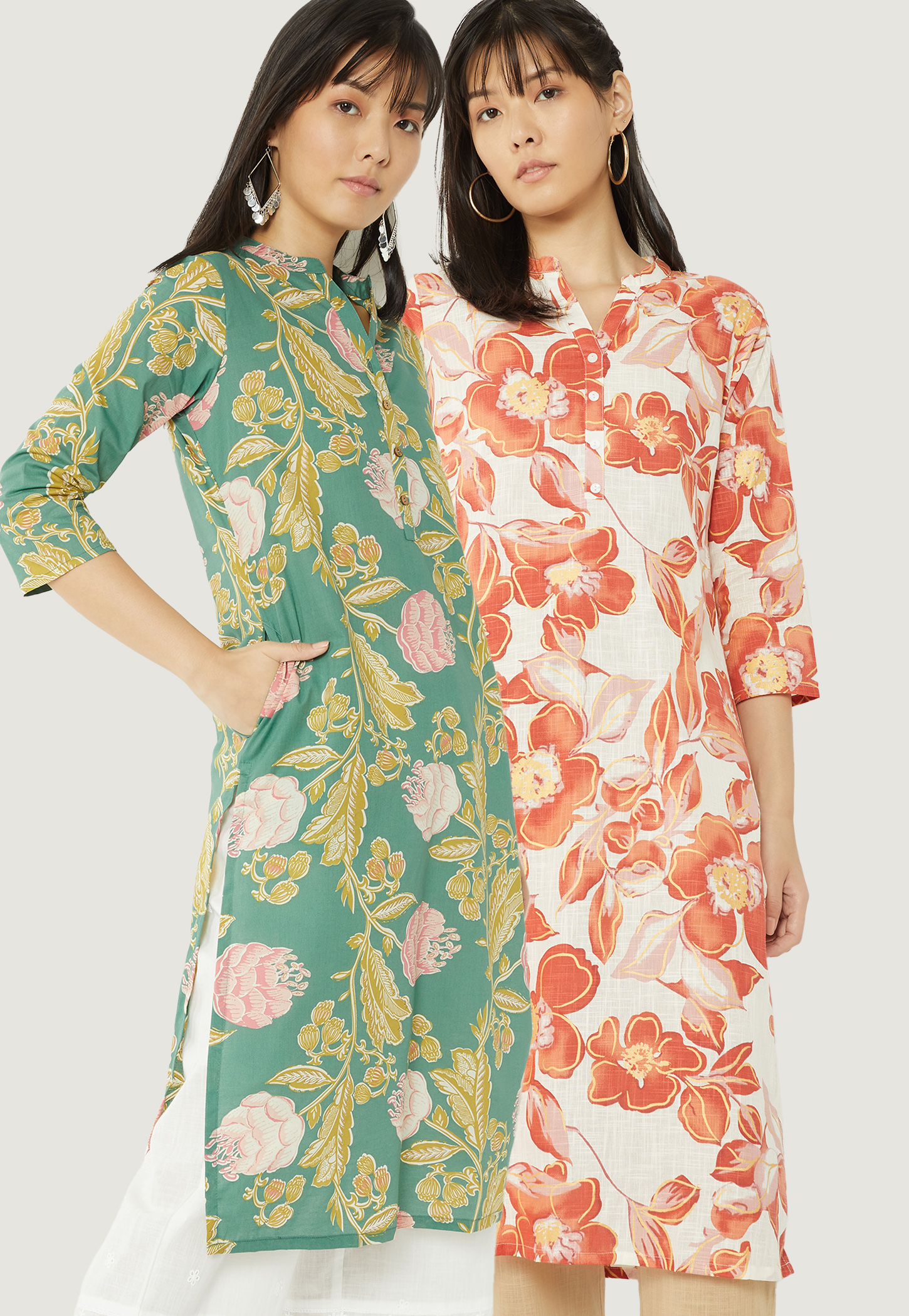 Kalki x Max Women Printed Straight Kurtas - Pack of 2-picture-16