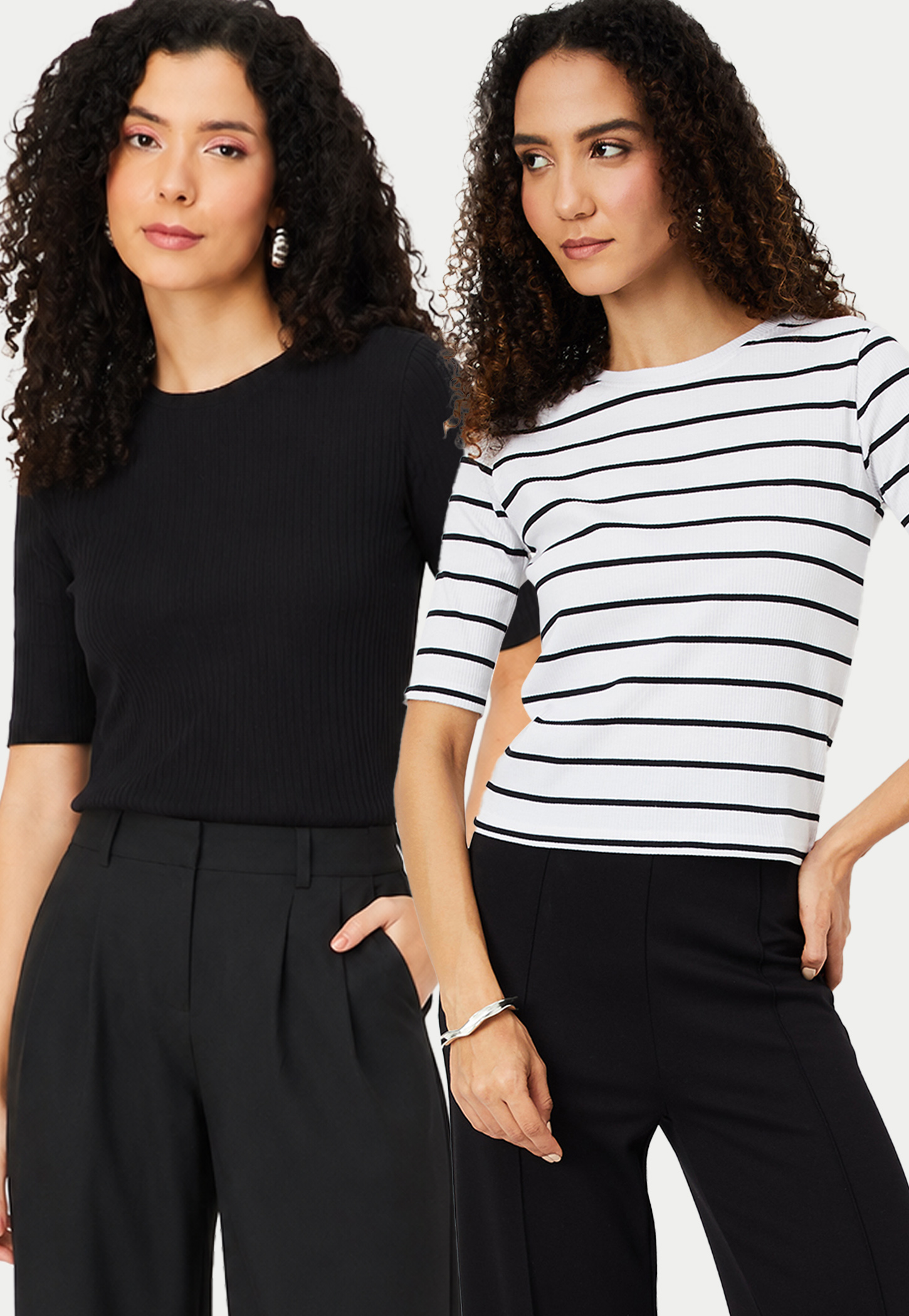 Women Assorted T-shirts - Pack of 2-picture-24