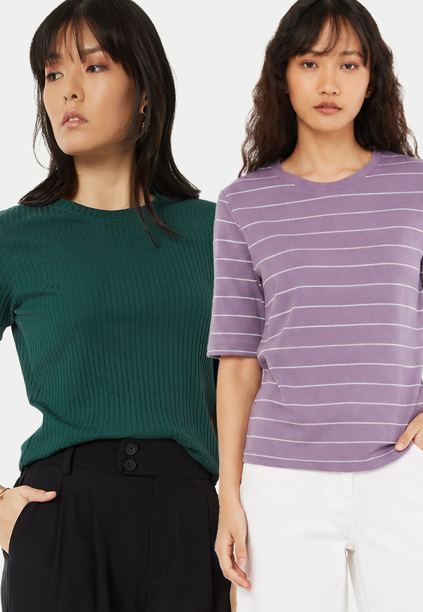 Women Assorted T-shirts - Pack of 2-picture-26