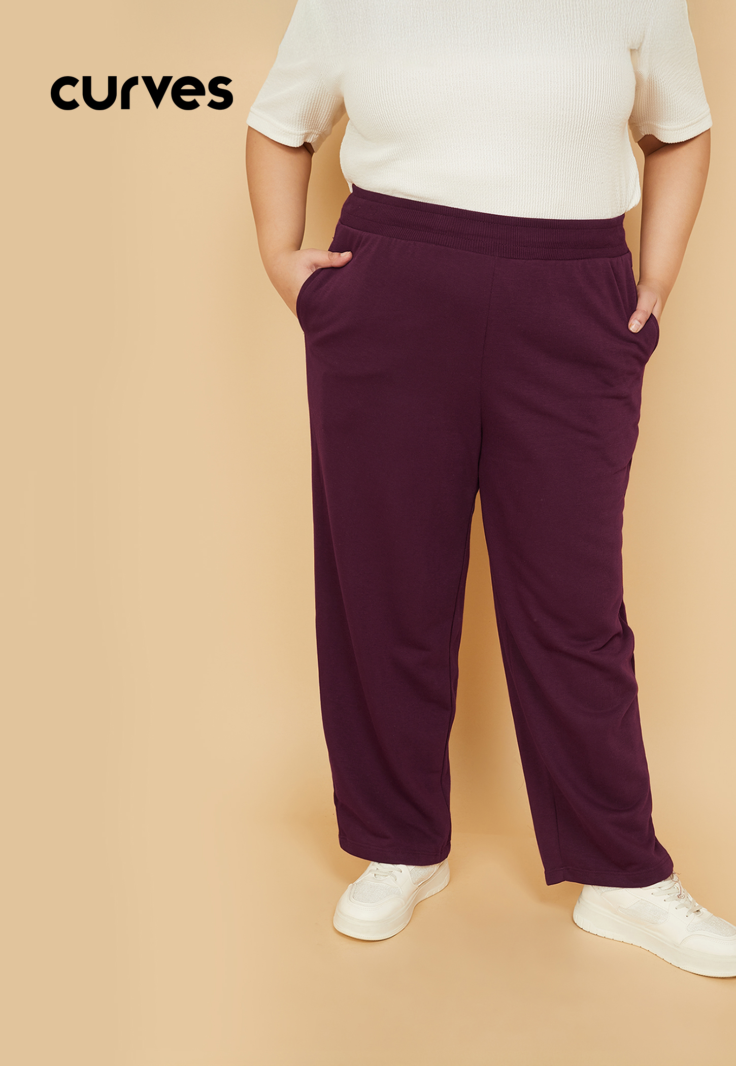 Women Solid Athleisure Track Pants-picture-53