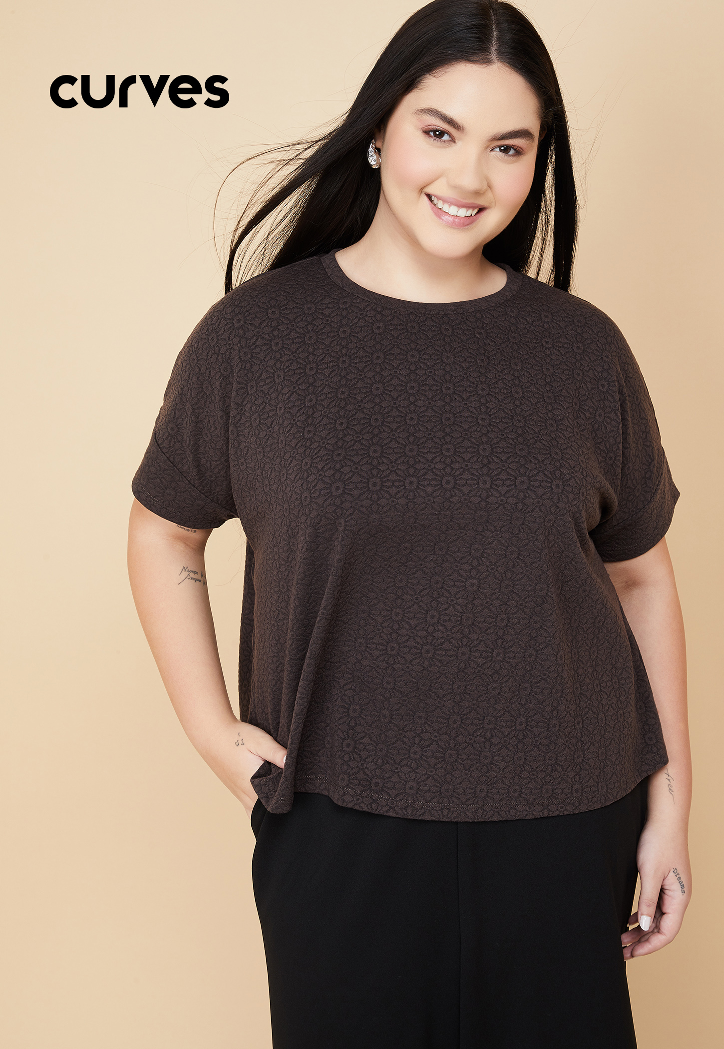 Women Floral Knitted Top-picture-13