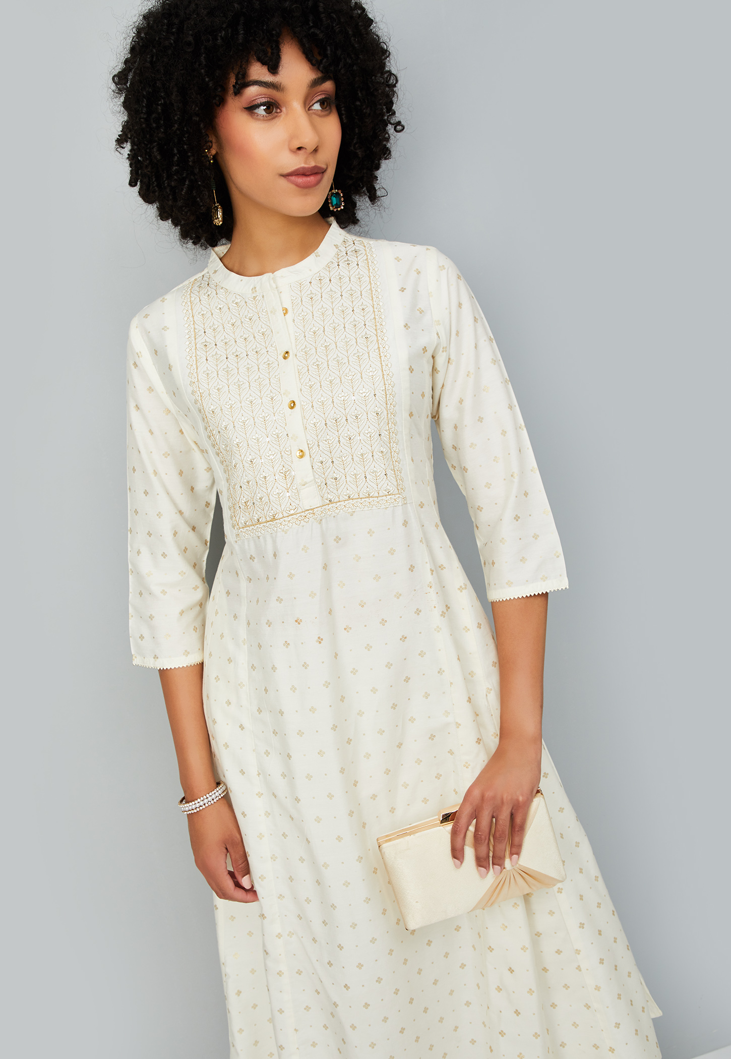 Women Embroidered A-line Kurta Set-picture-23