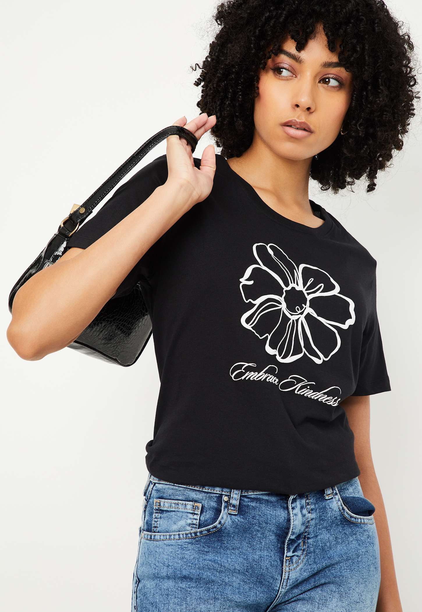 Women Floral Print T-shirt-picture-56