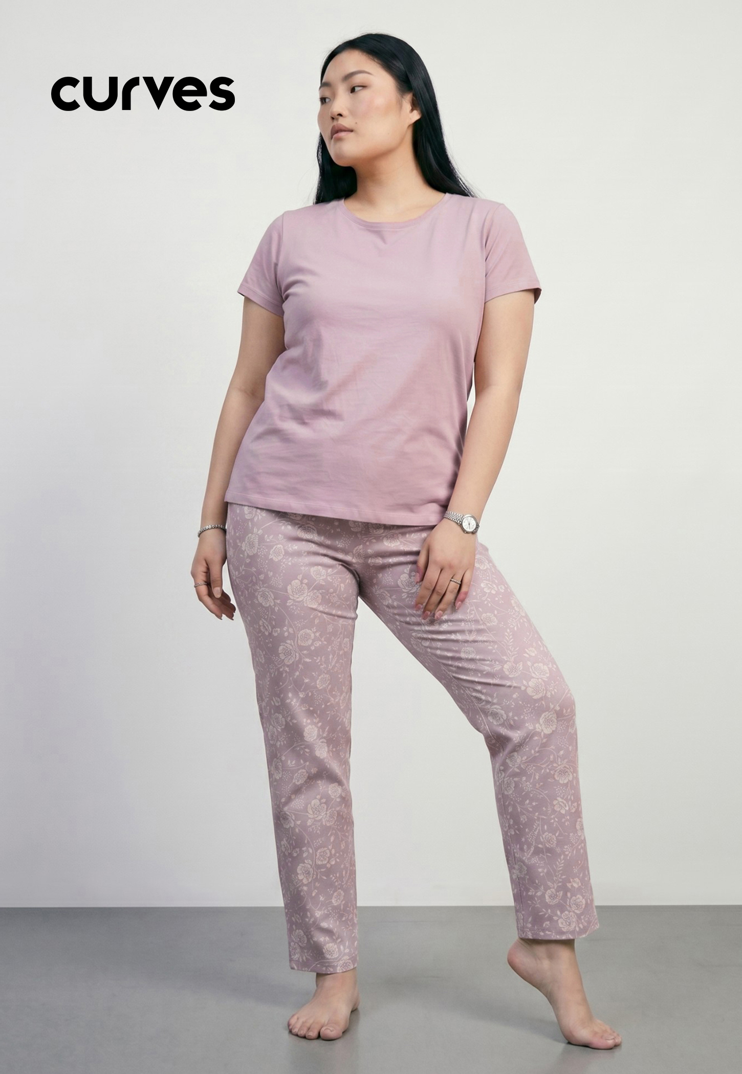 Women Floral Print PJ Set-picture-13