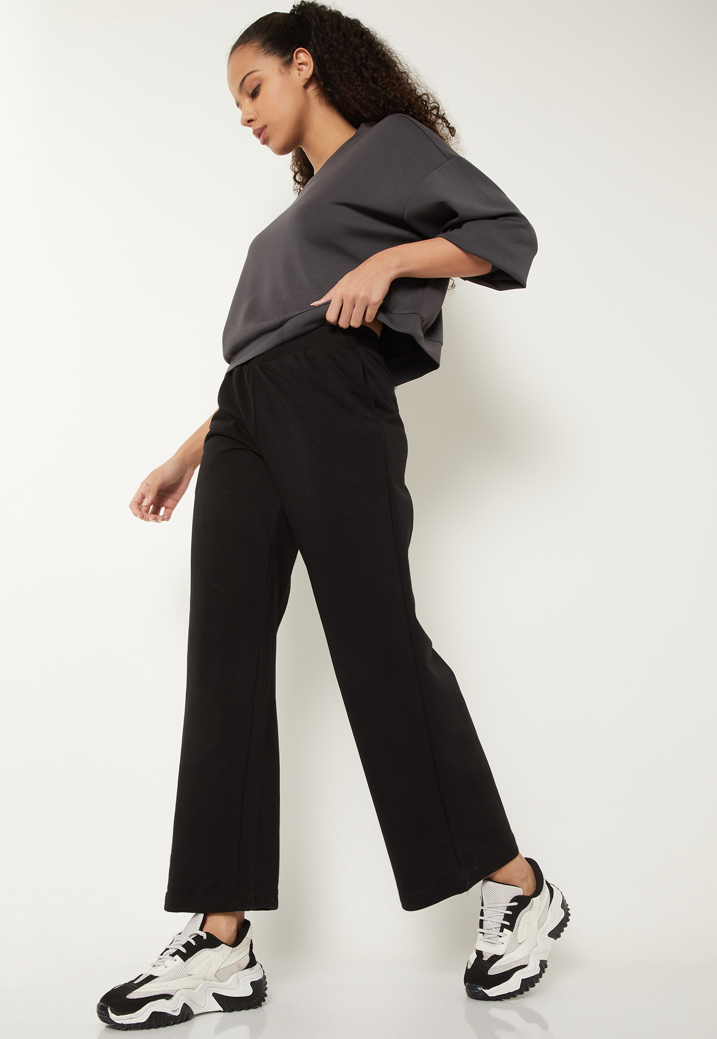 Women Solid Sports Track Pants-picture-11