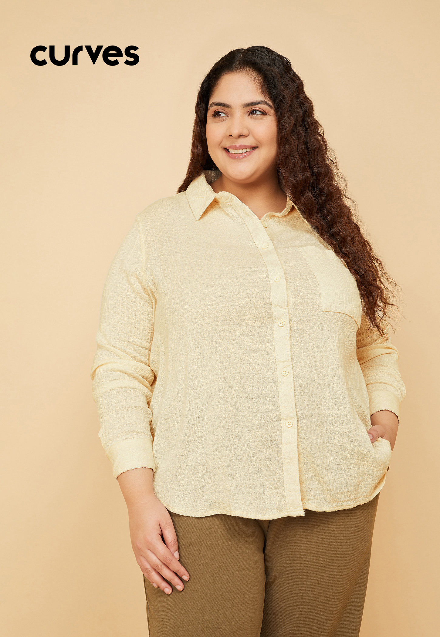 Women Textured Regular Fit Shirt-picture-33