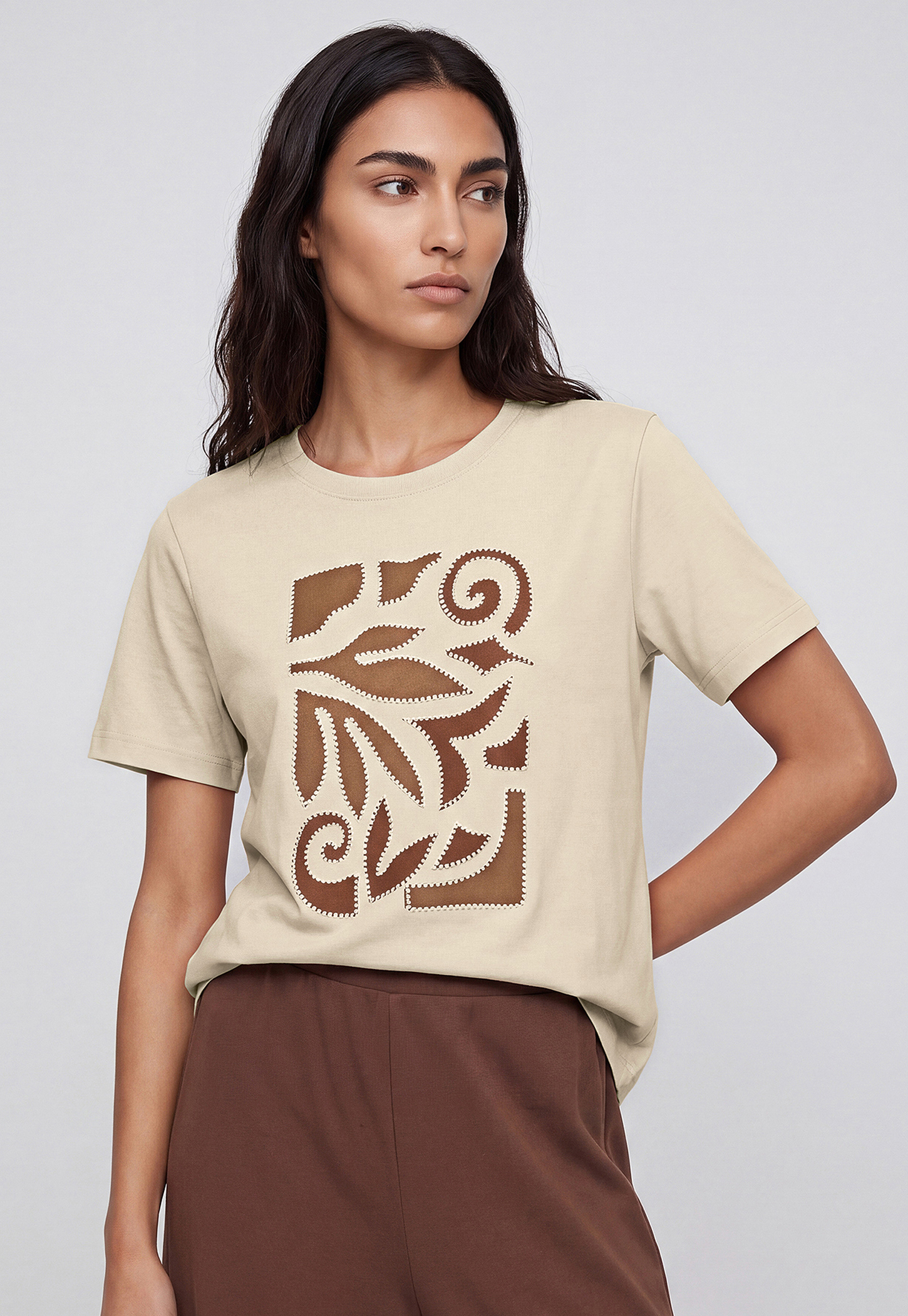 Women Embroidered T-shirt-picture-28