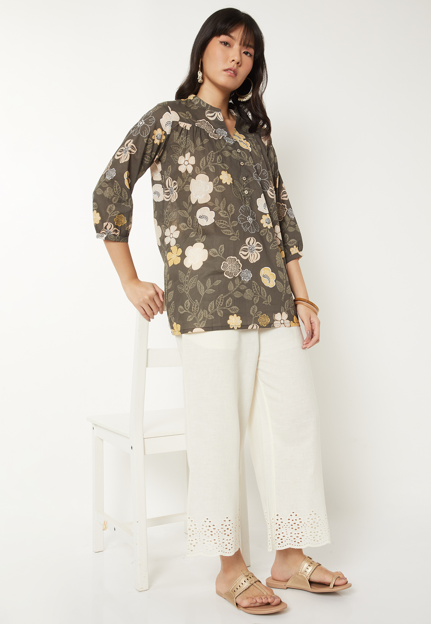 Kalki x Max Women Floral Print Tunic-picture-37