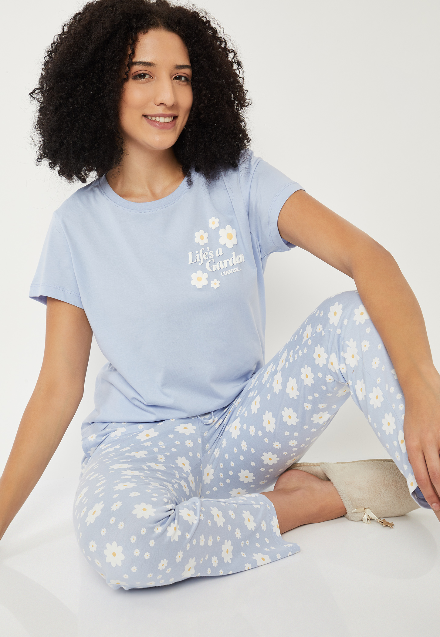 Women Floral Print PJ Set-picture-50