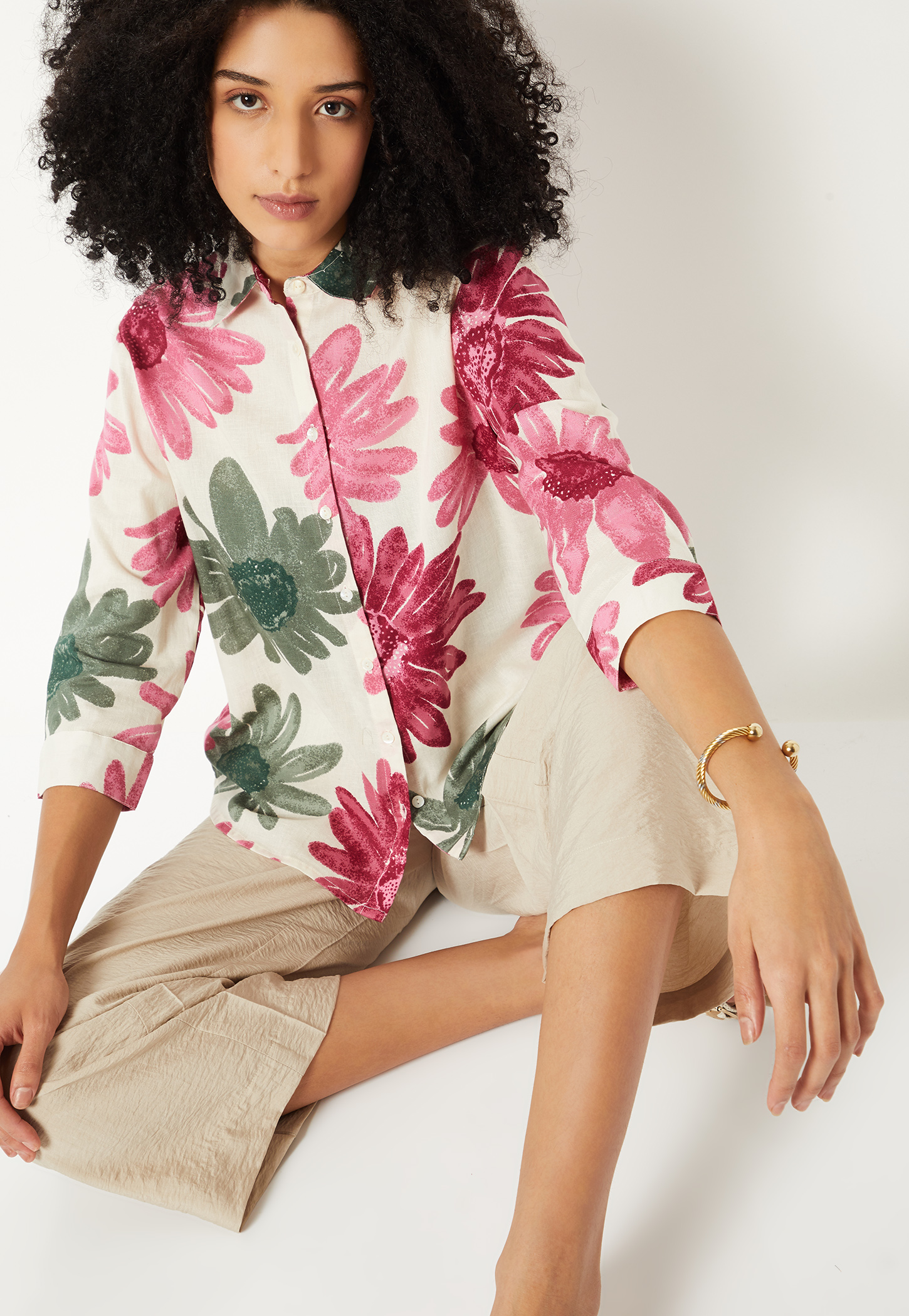 Women Floral Print Tunic-picture-44