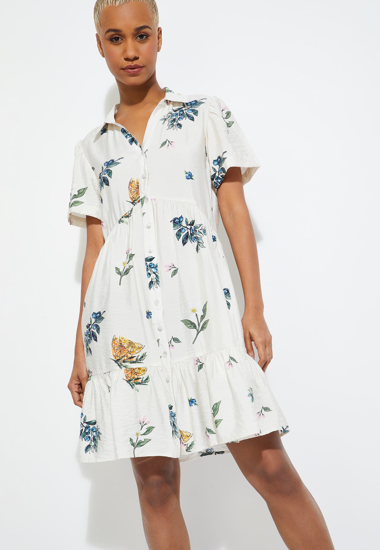 ALAYA F x URB_N Women Printed Fit & Flare Shirt Dress-picture-18