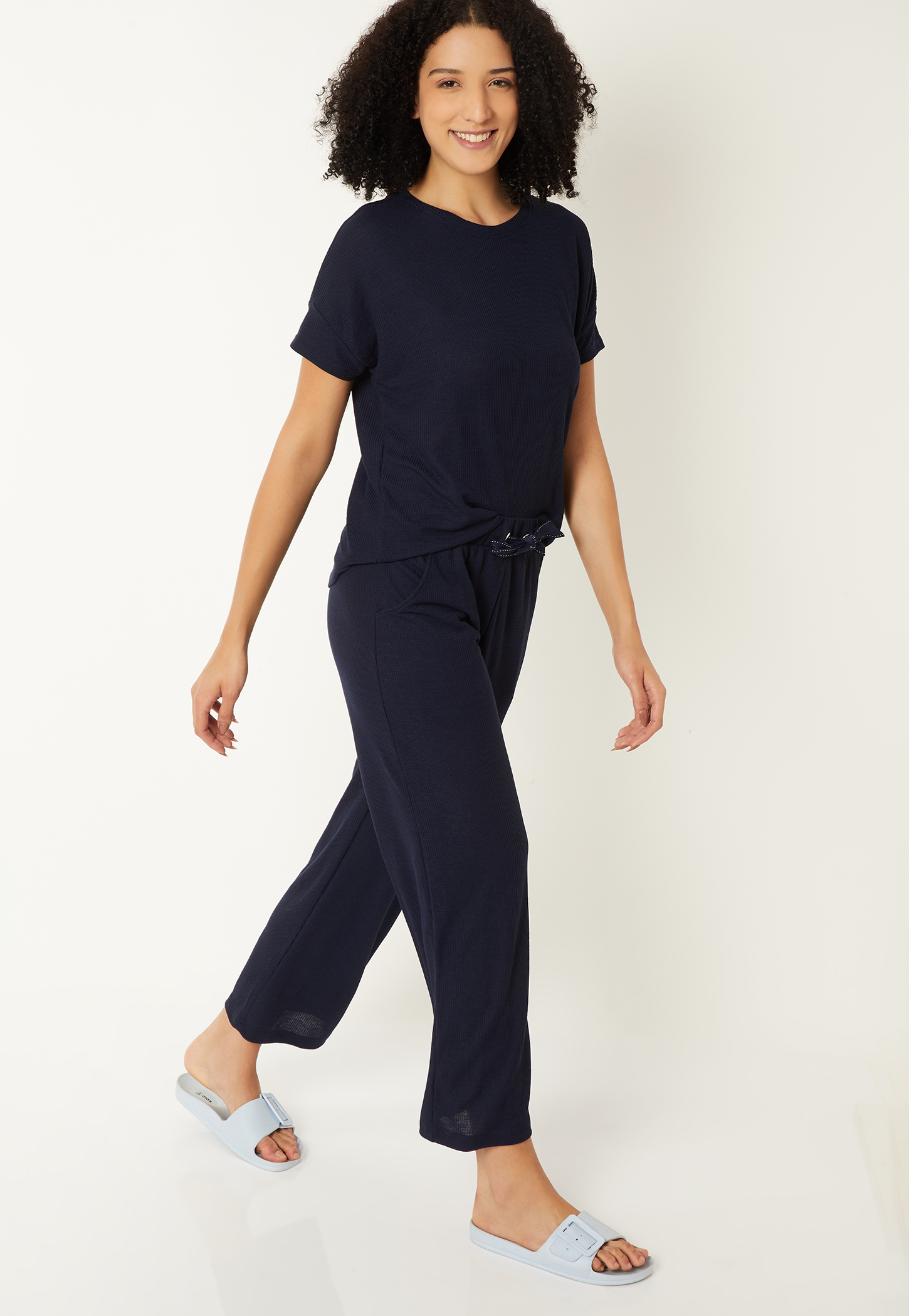 Women Ribbed PJ Set-picture-36