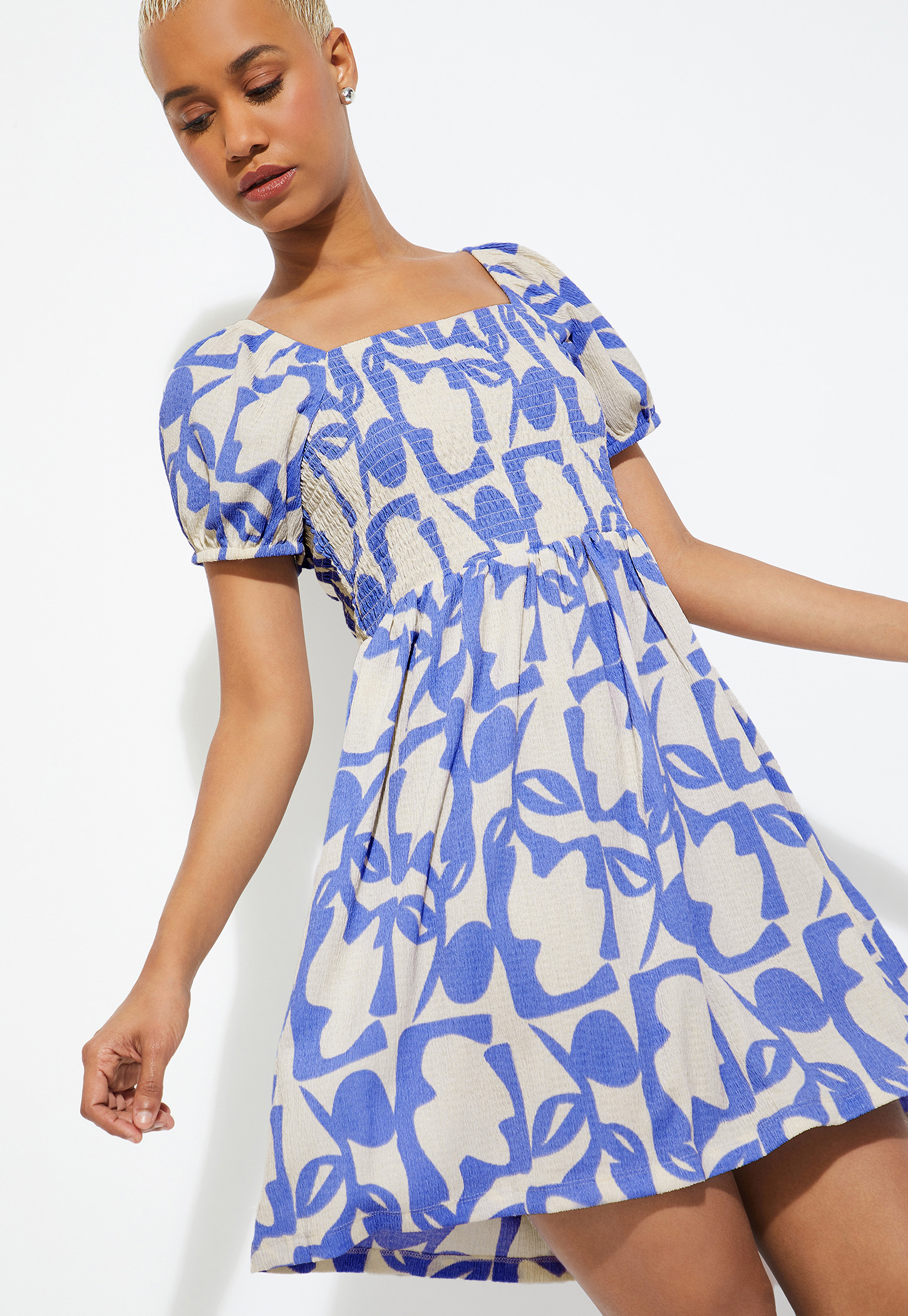 ALAYA F X URB_N Women Printed Fit & Flare Dress-picture-11