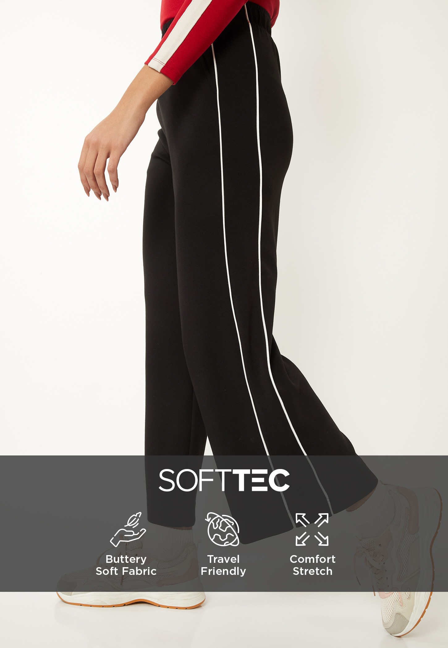 Women Solid Buttersoft Sports Track Pants-picture-54
