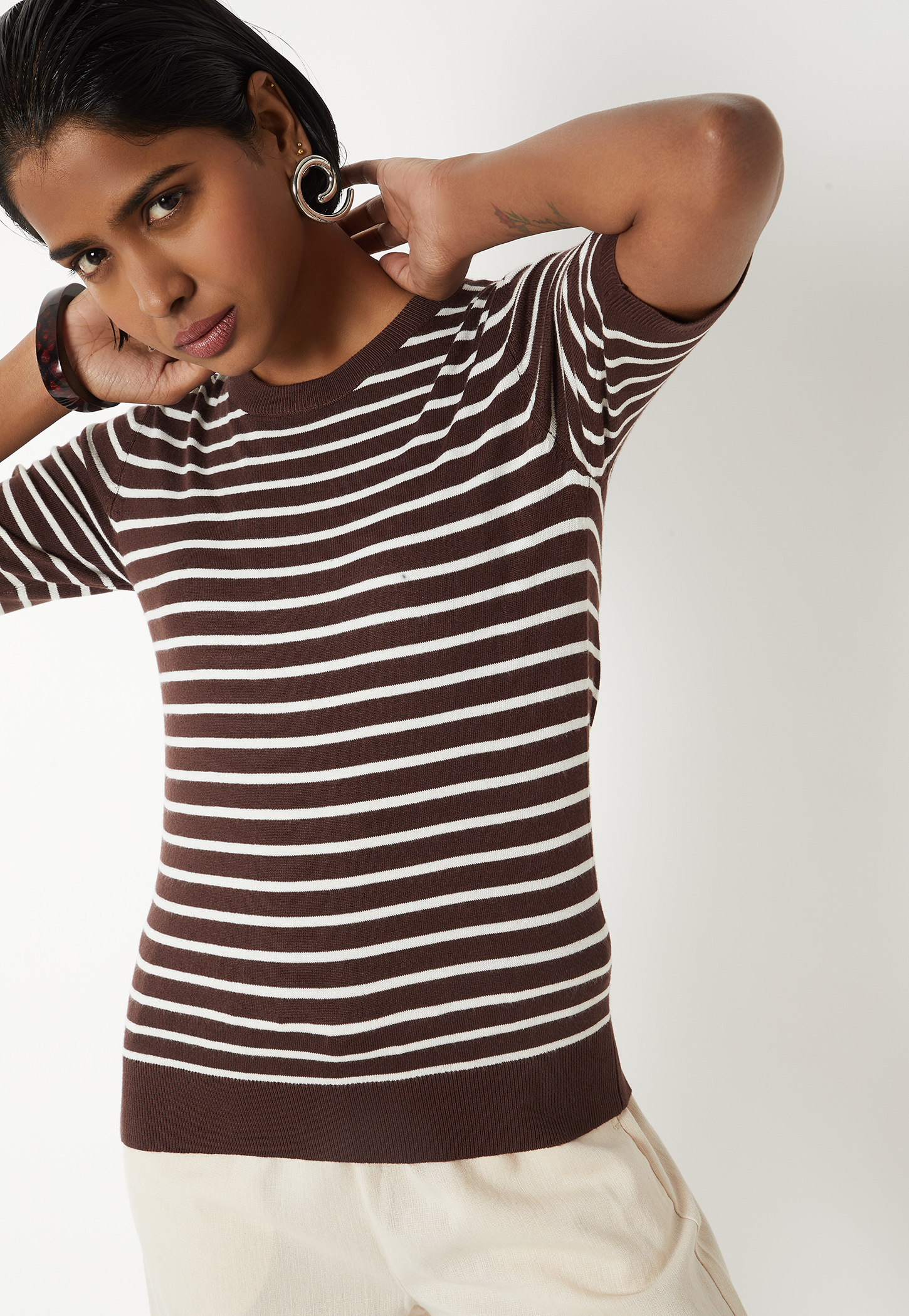 Women Striped T-shirt-picture-40