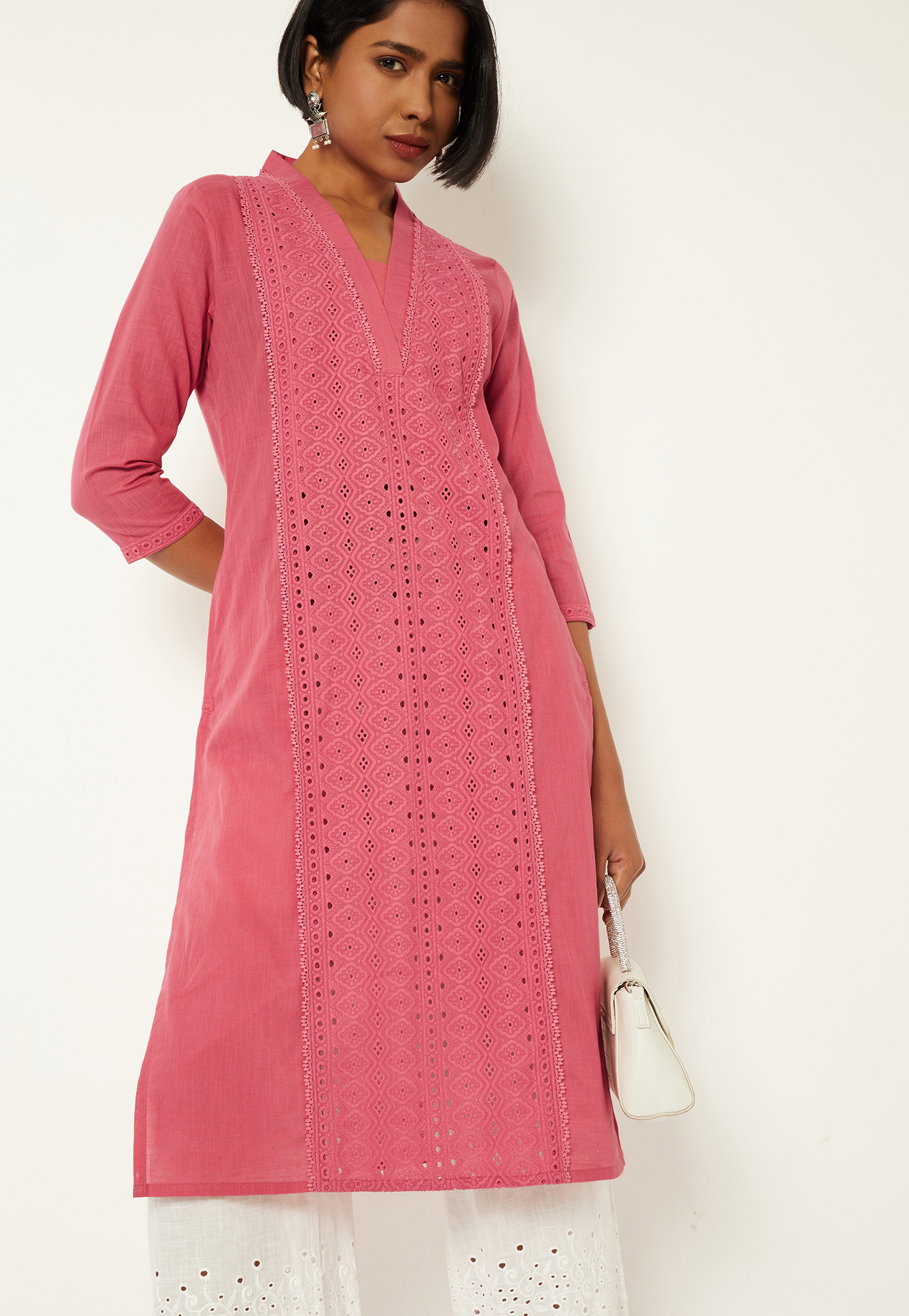 Women Schiffli Straight Kurta-picture-47