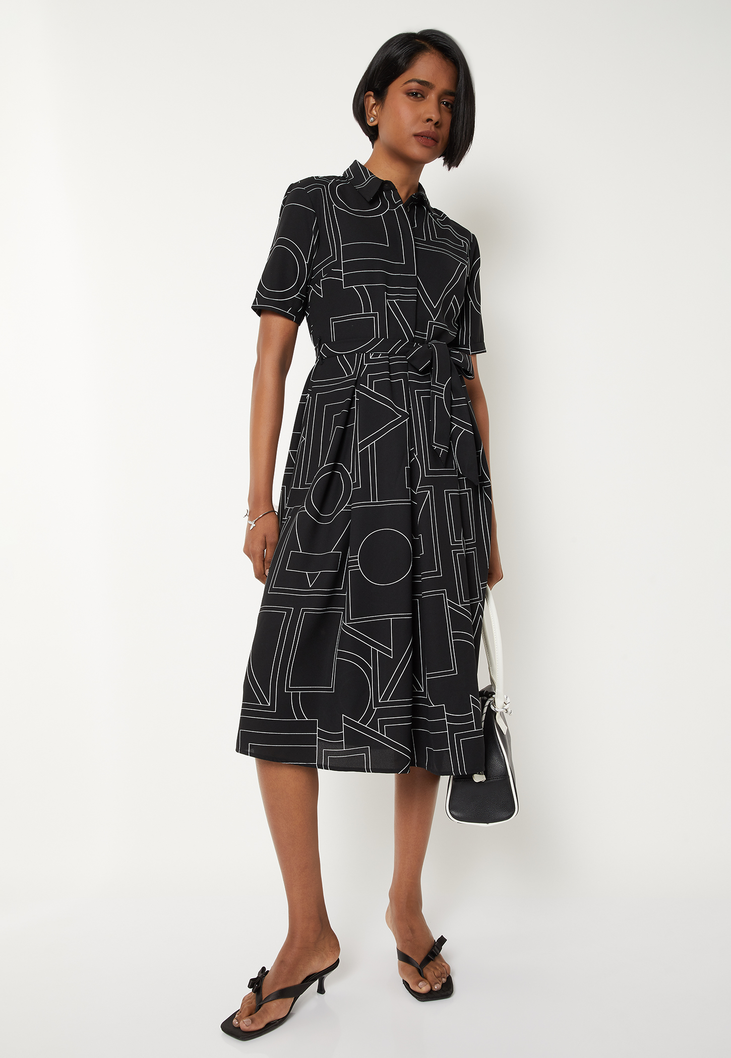 Women Printed Shirt Dress-picture-34