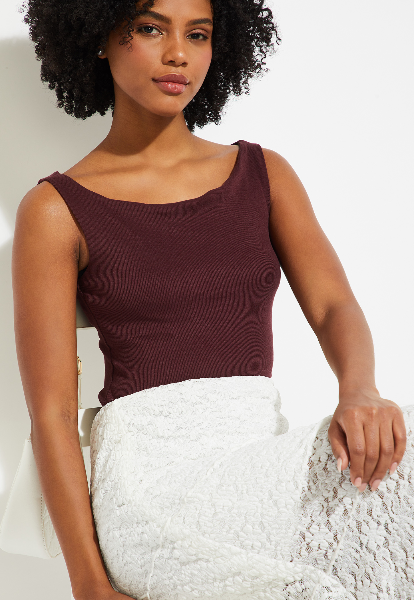 ALAYA F x URB_N Women Ribbed Top-image-20