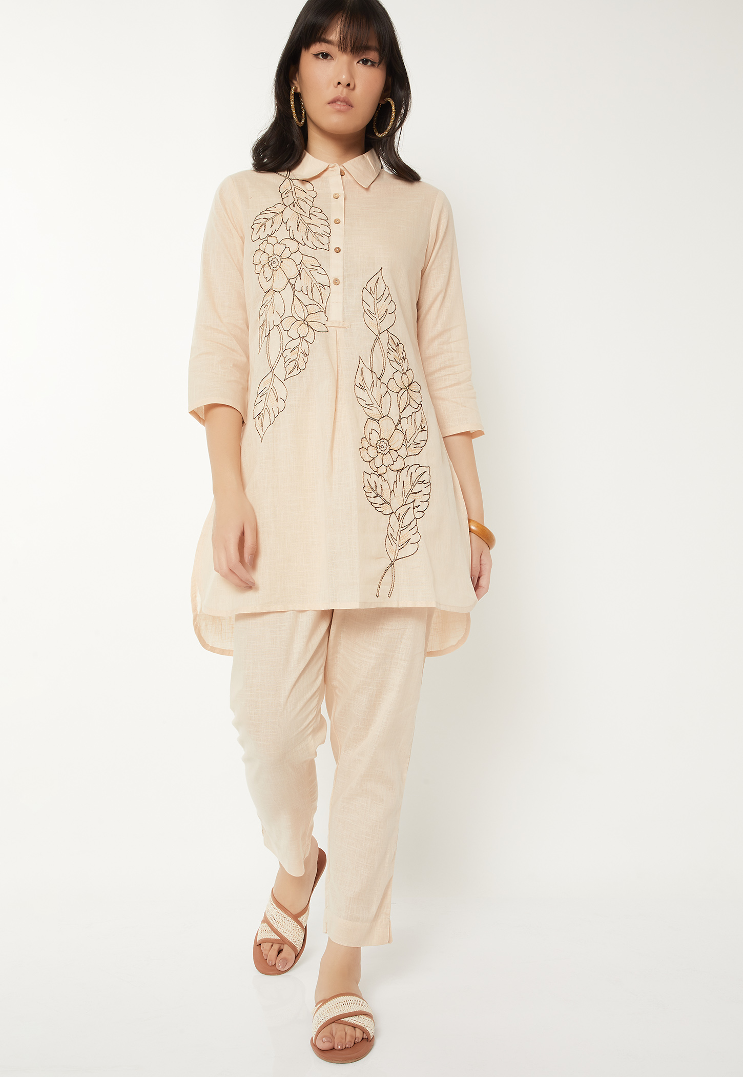 Women Embroidered Co-Ords Set-image-8