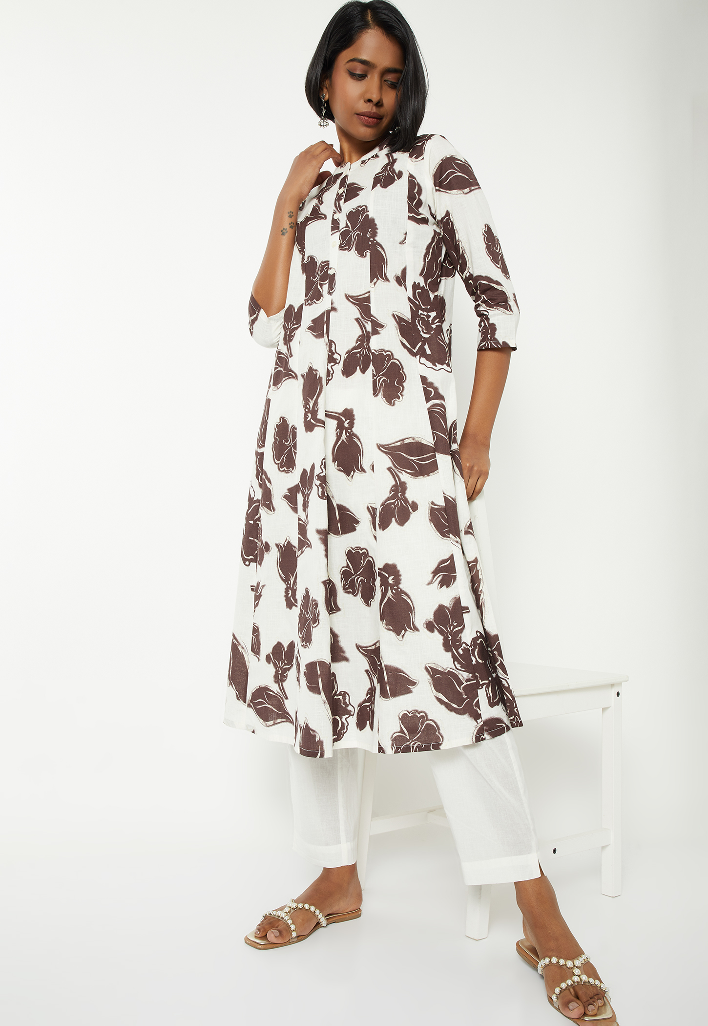 Women Printed A-line Kurta Set-picture-25