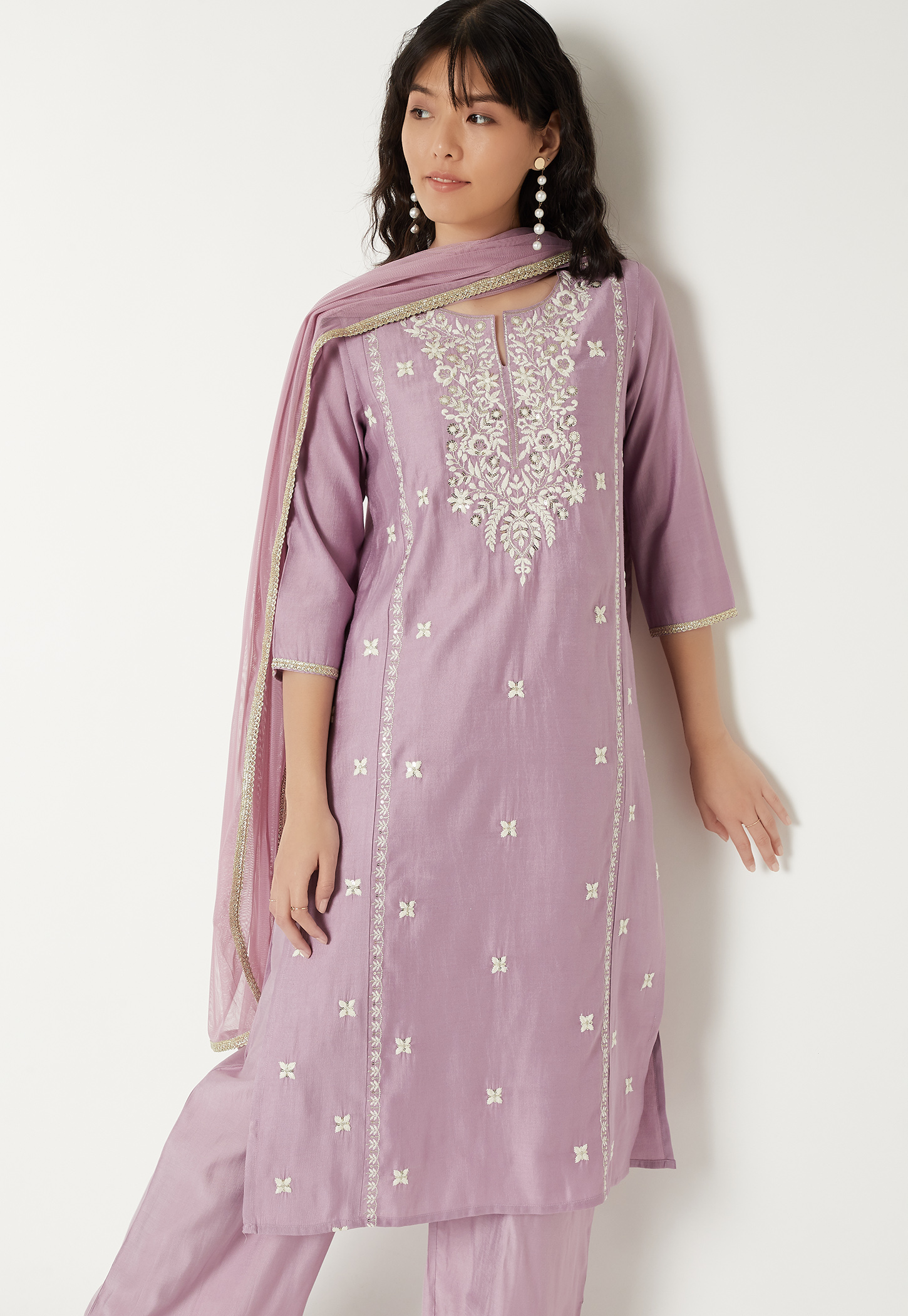 Women Embroidered Straight Kurta Set-picture-38