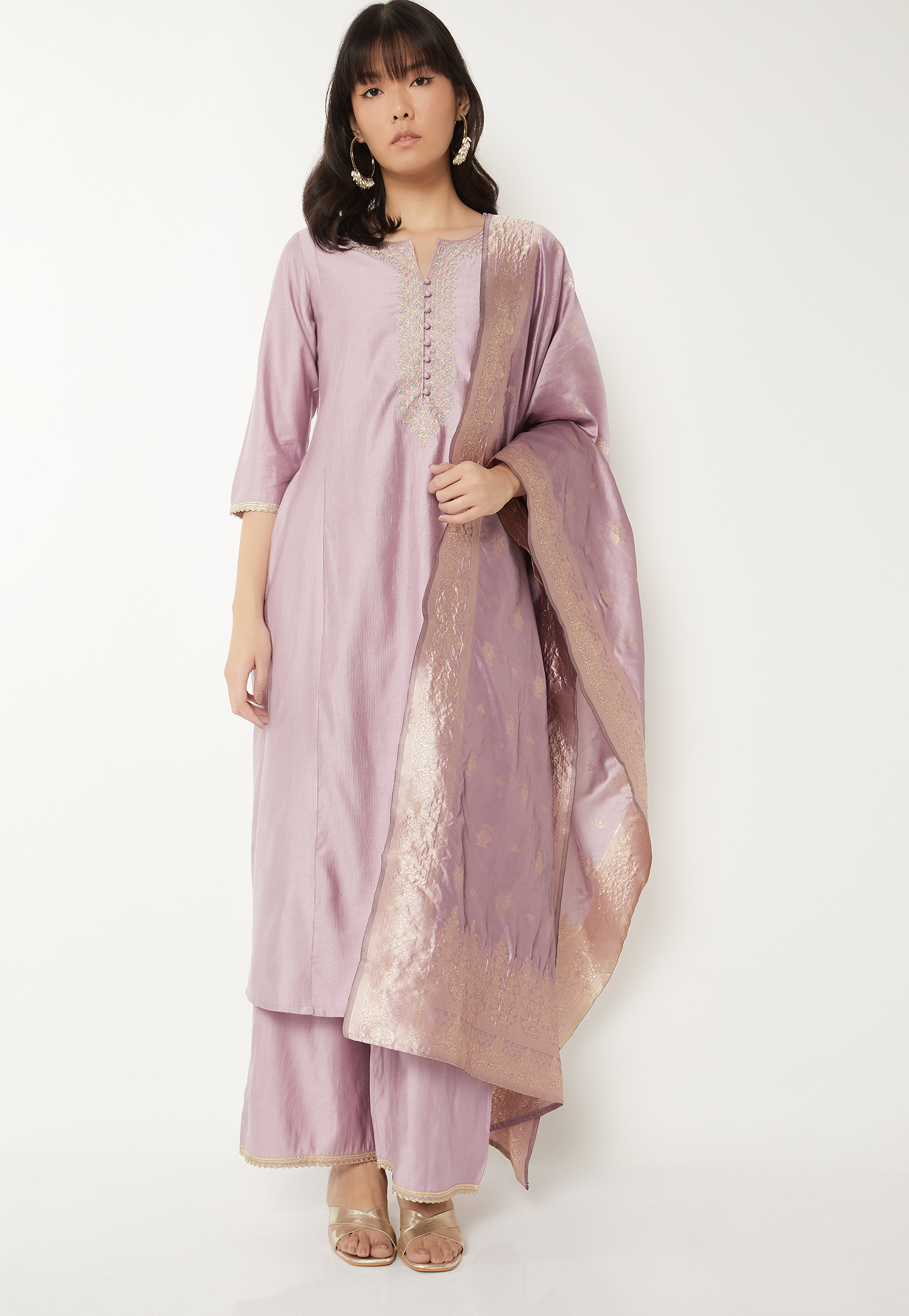 Women Embroidered A-line Kurta Set-picture-49