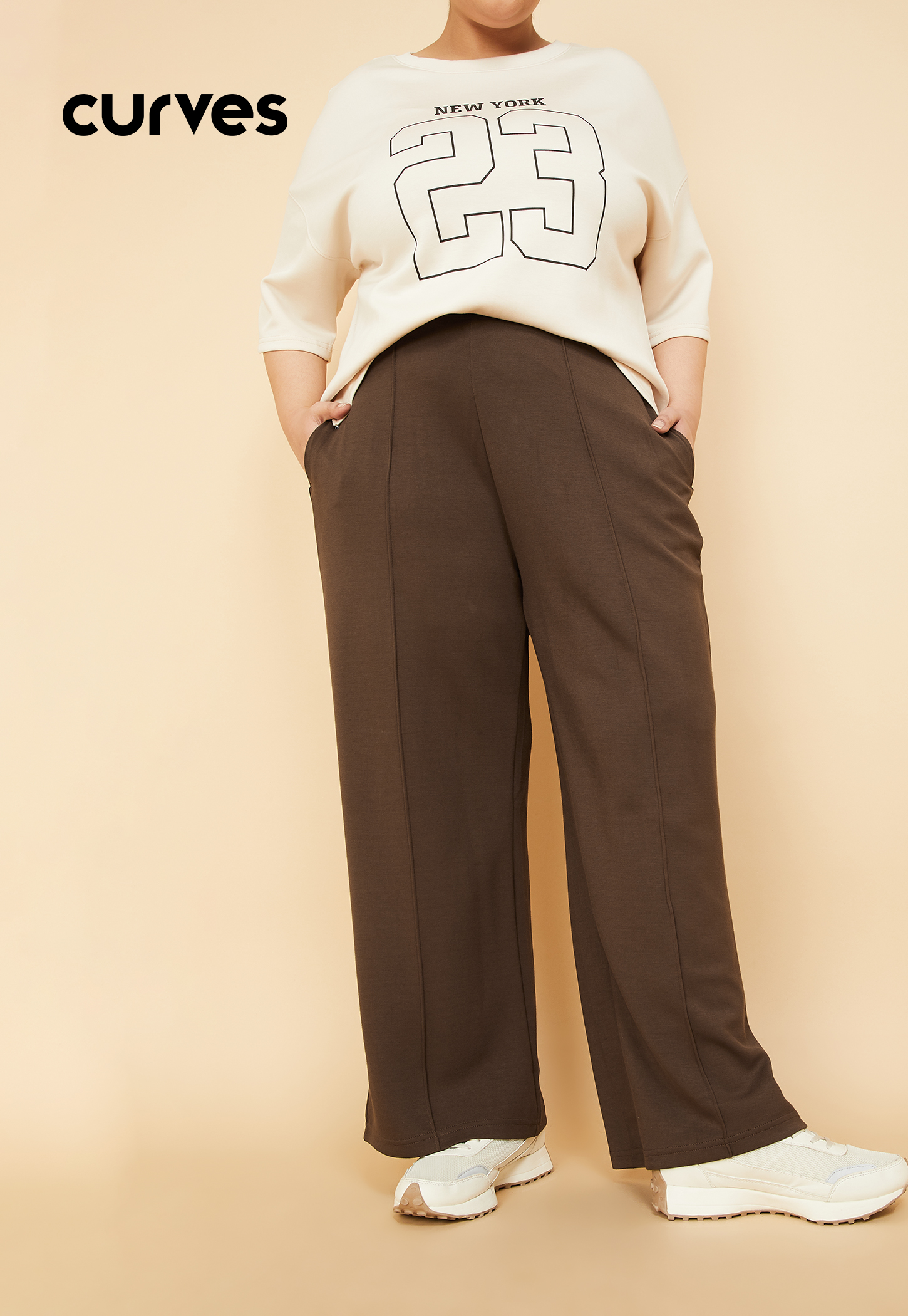 Women Wide Sports Track Pants