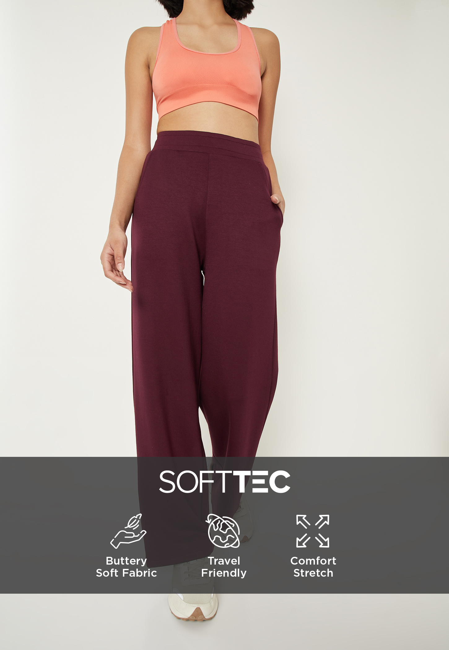 Women Solid Flared Track Pants-picture-42