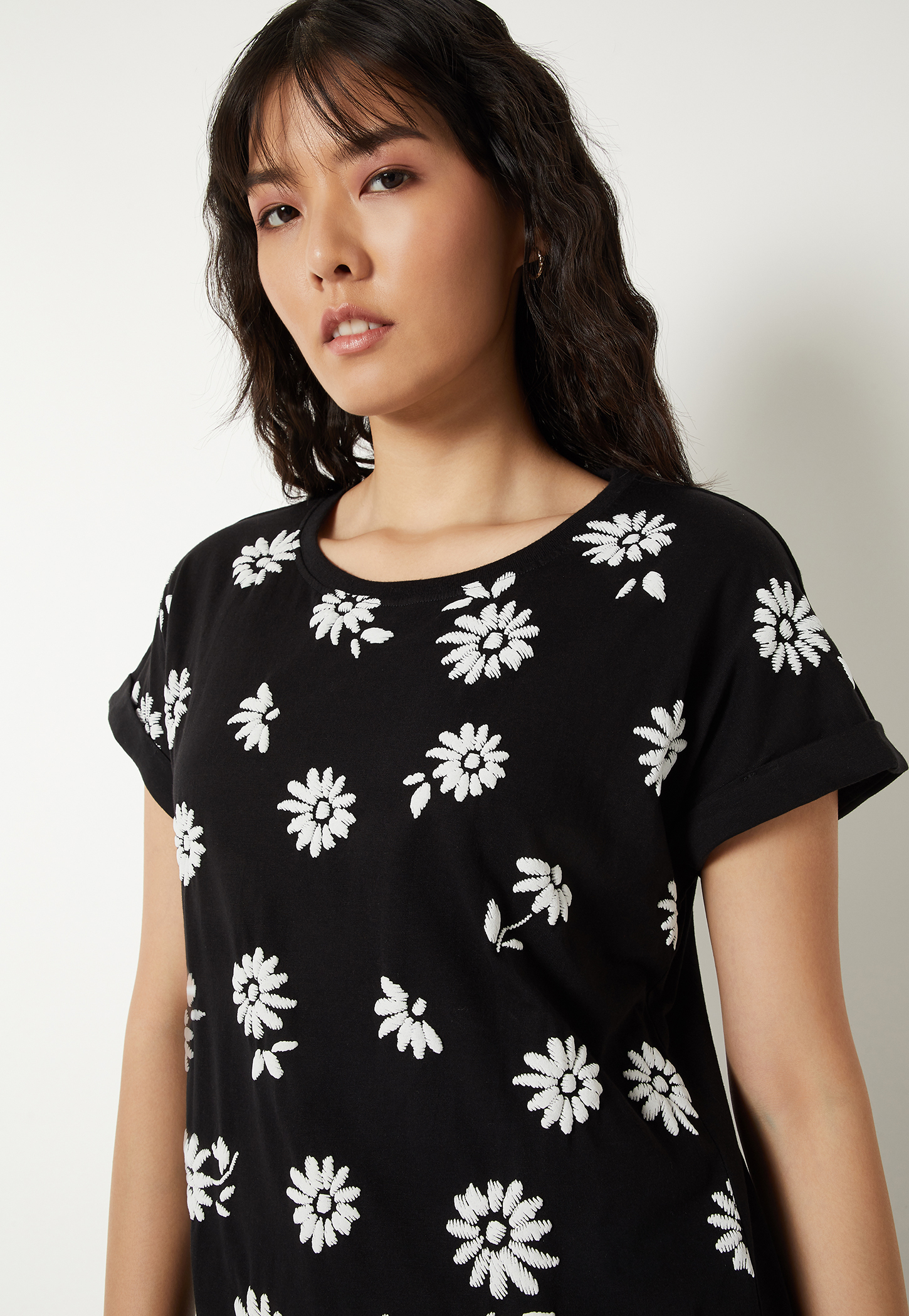 Women Floral Print T-shirt-picture-56