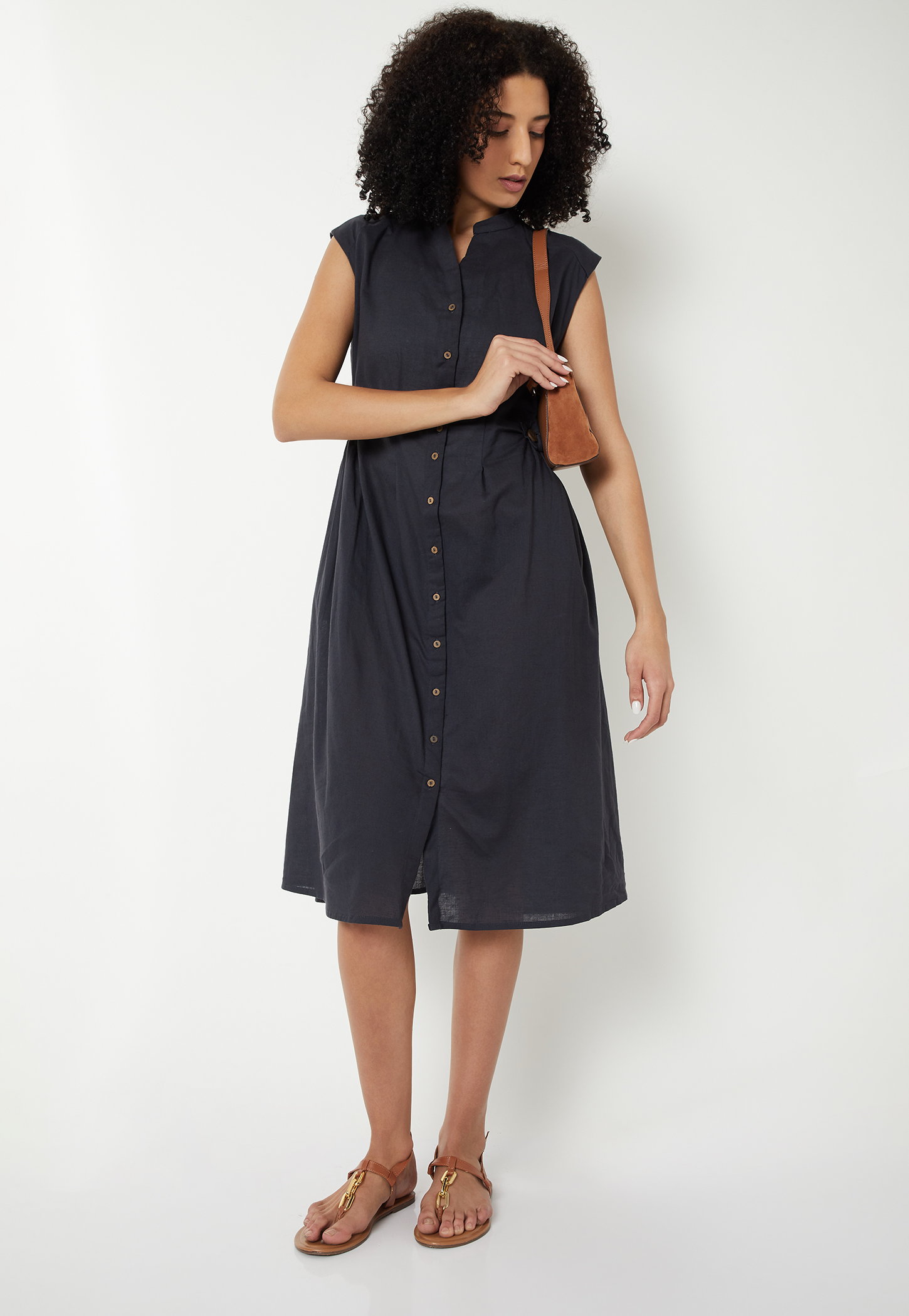 Kalki x Max Women Solid Midi Dress-picture-26