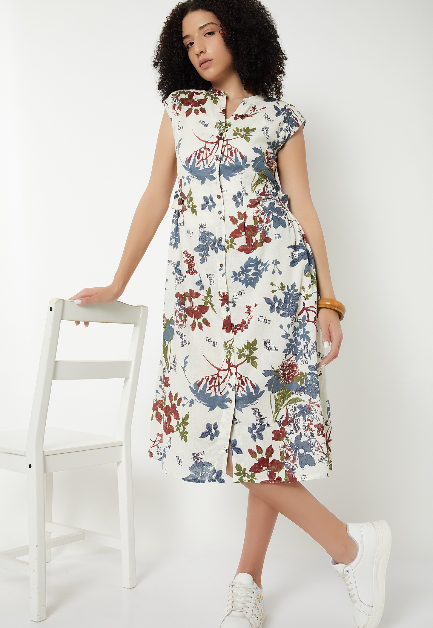 Kalki x Max Women Printed Midi Dress-picture-36