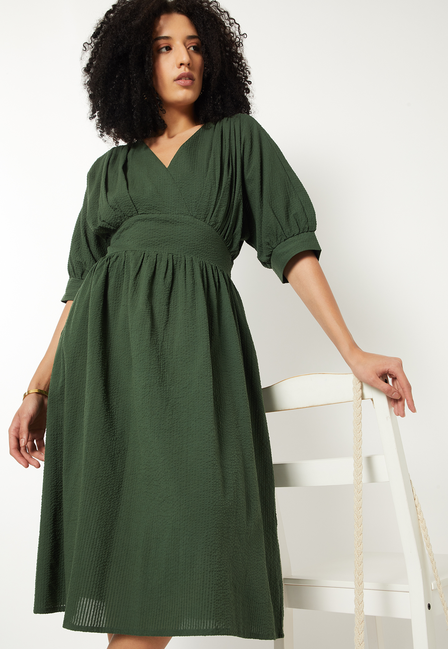 Women Textured A-line Dress-picture-49