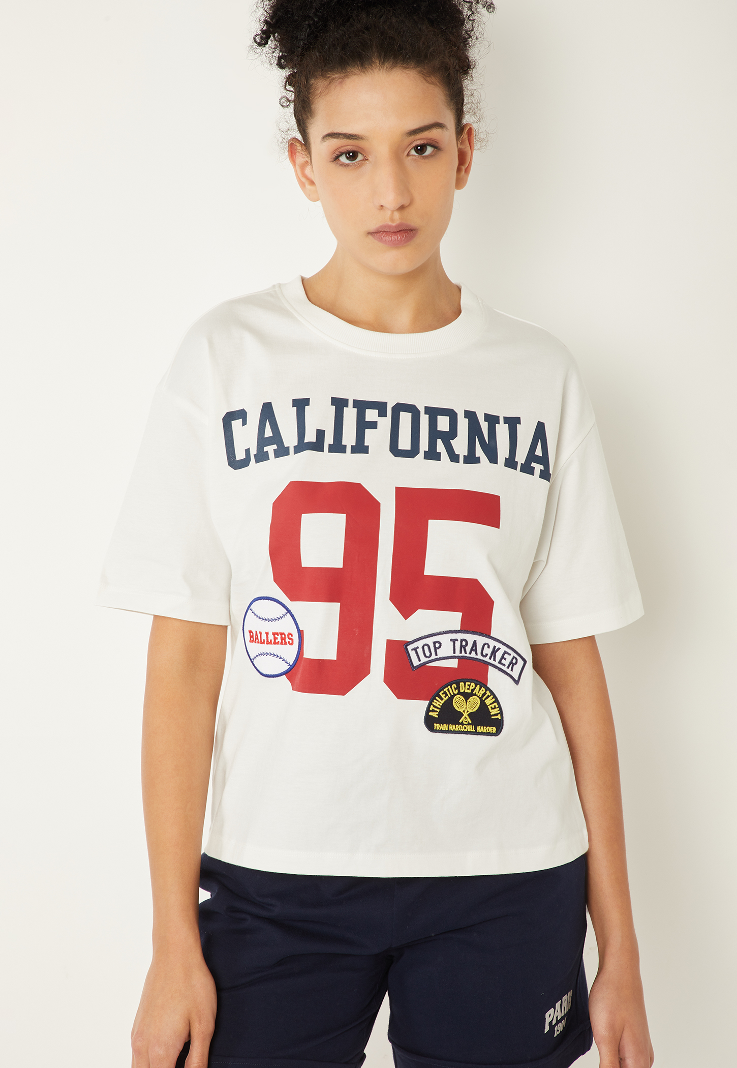 Women Printed Boxy Fit Sports T-shirt-picture-38