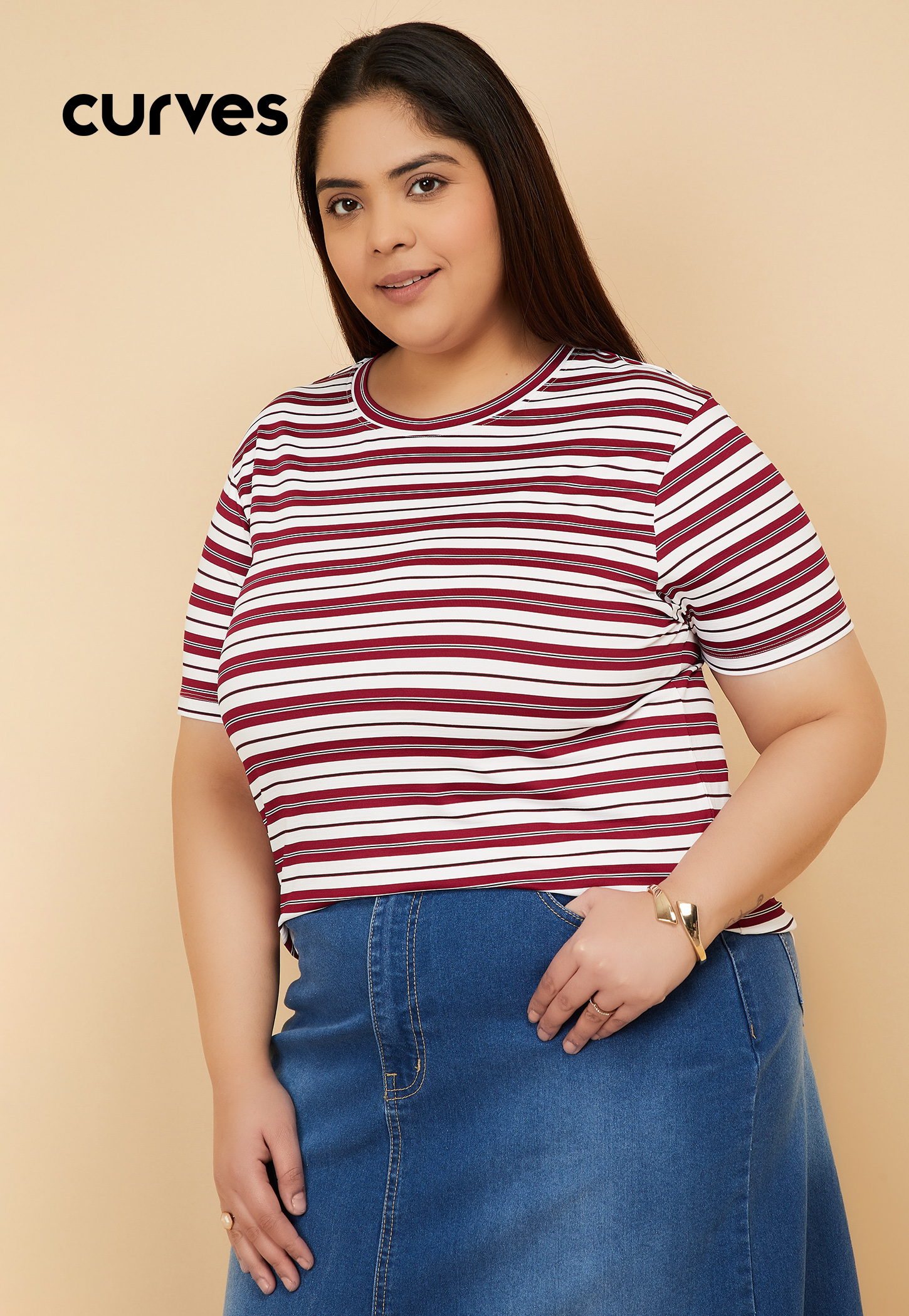 Women Striped T-shirt-picture-47