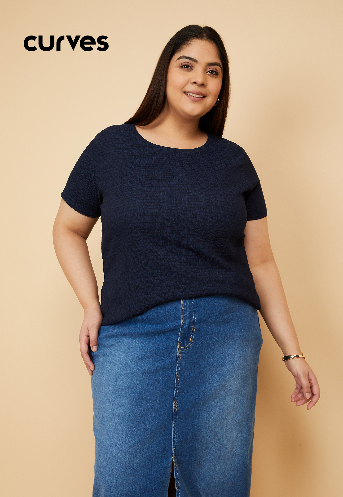 Women Textured T-shirt-picture-41