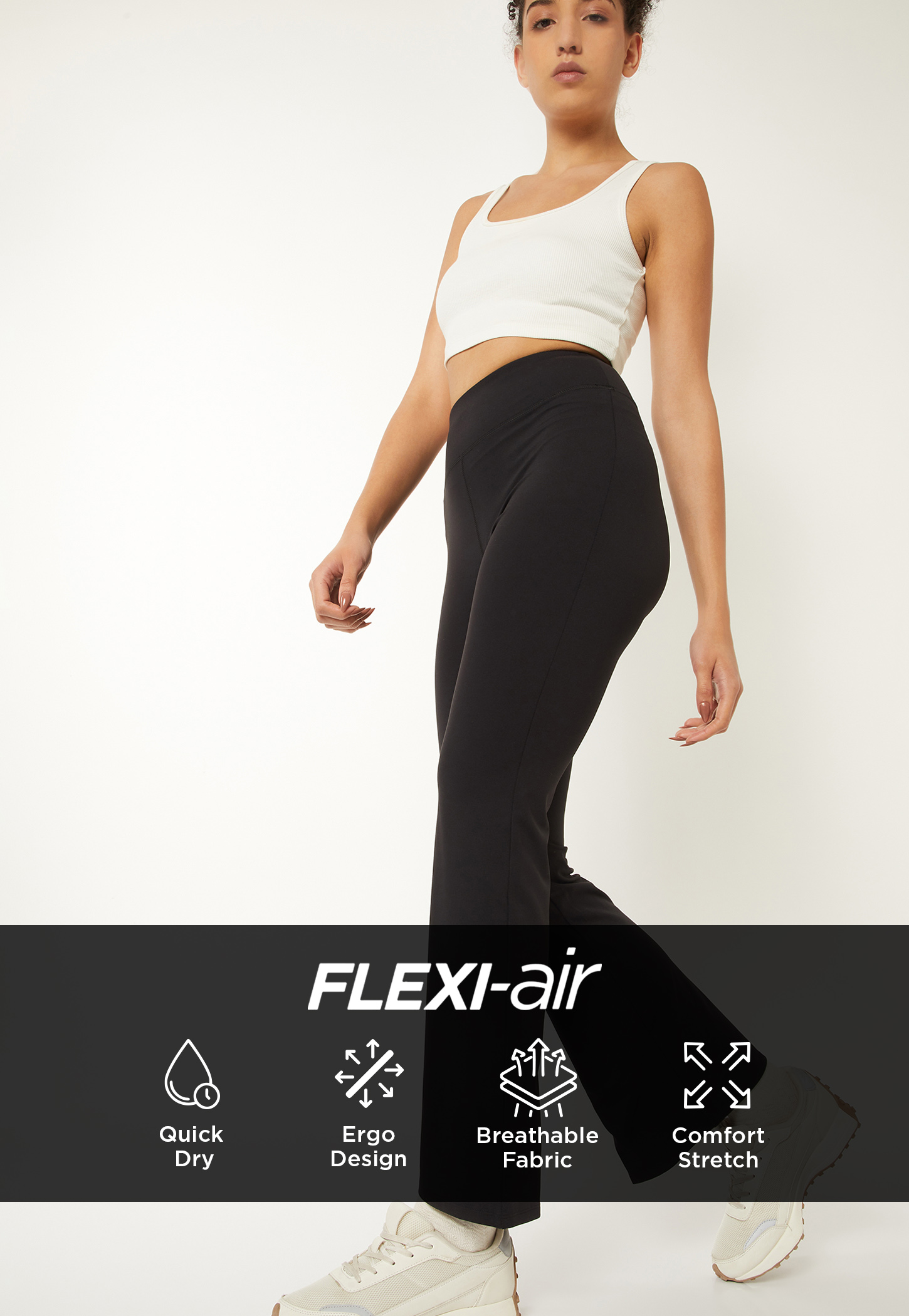Women Solid Flared Pants-picture-13