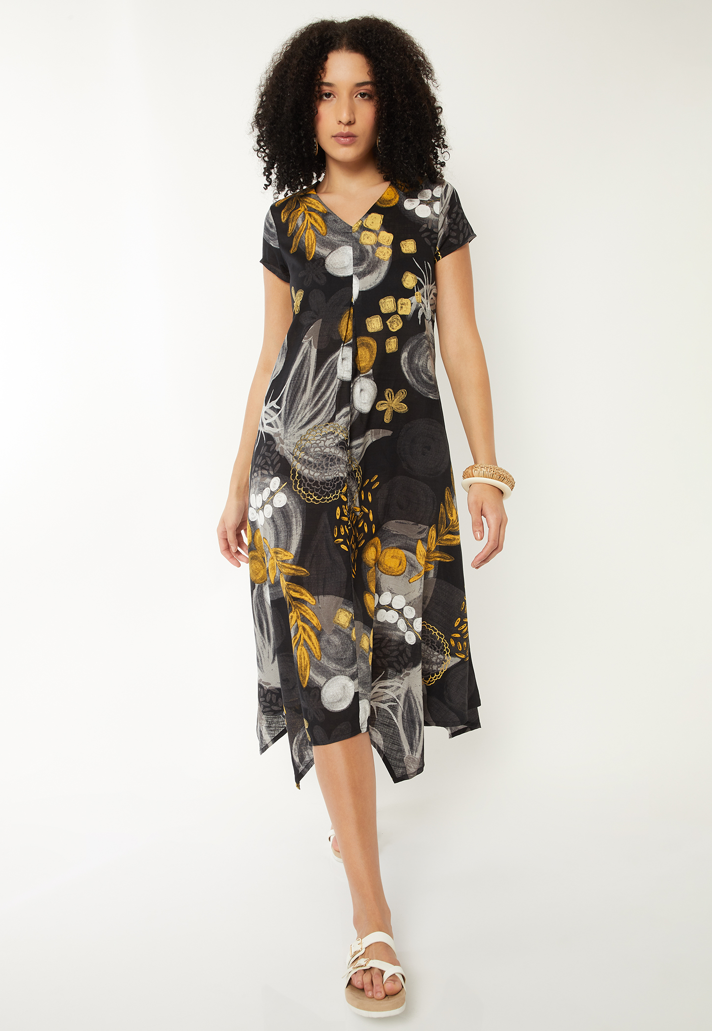 Women Printed A-line Dress-picture-14