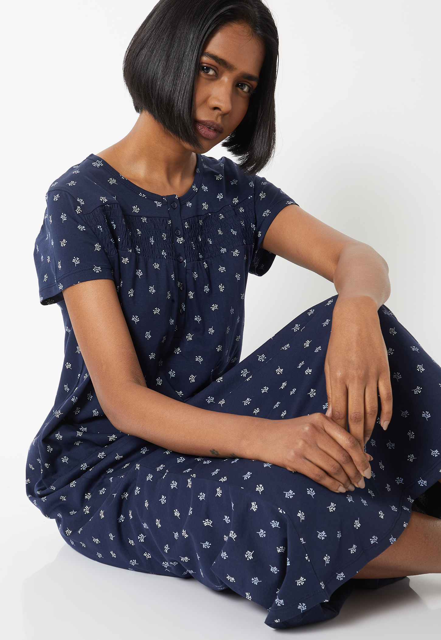 Women Printed Night Gown-picture-18