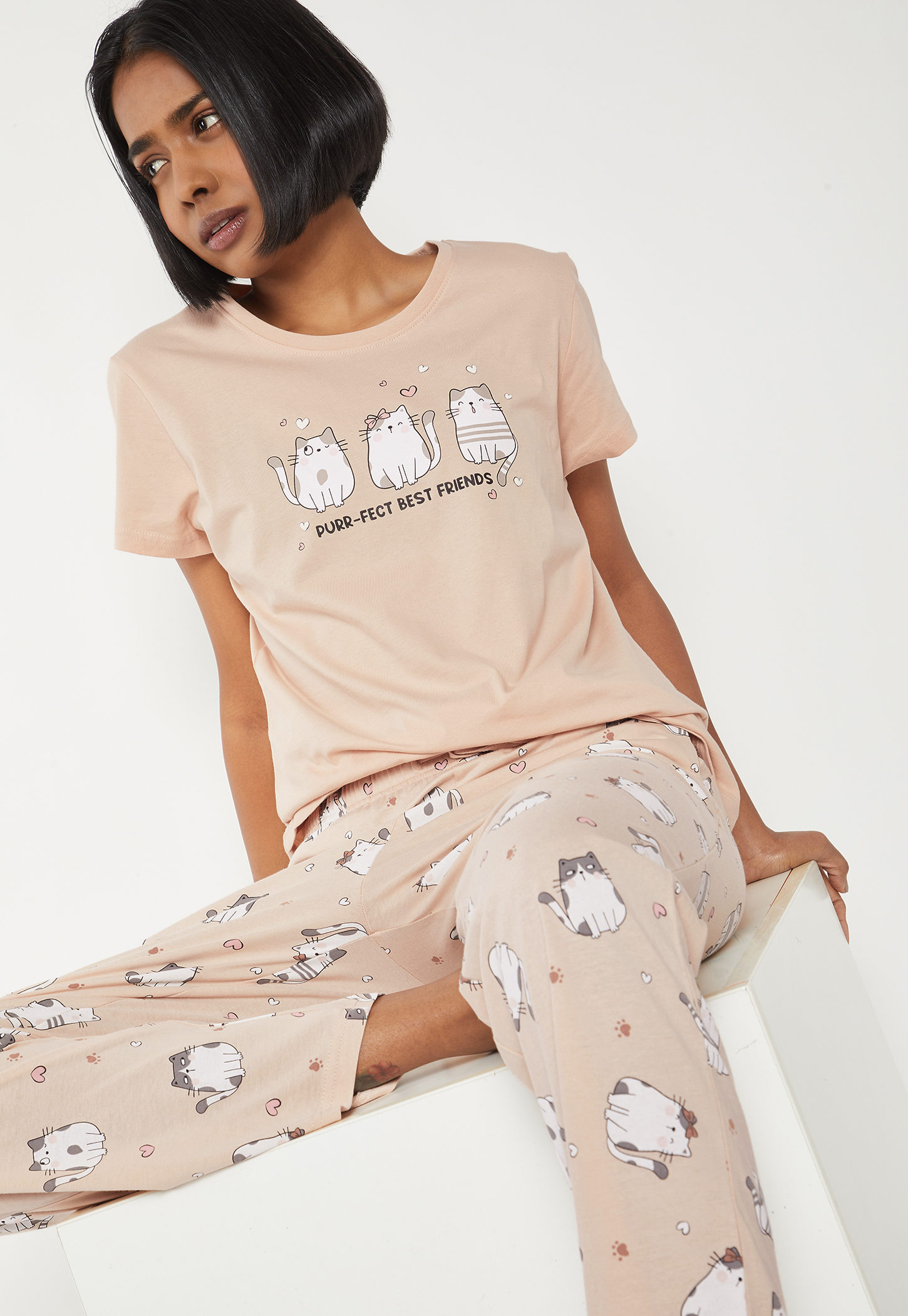 Women Printed PJ Set-picture-22
