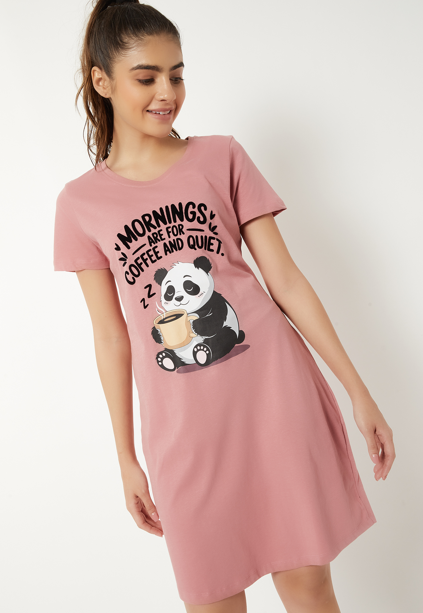 Women Printed Night Dress-picture-32