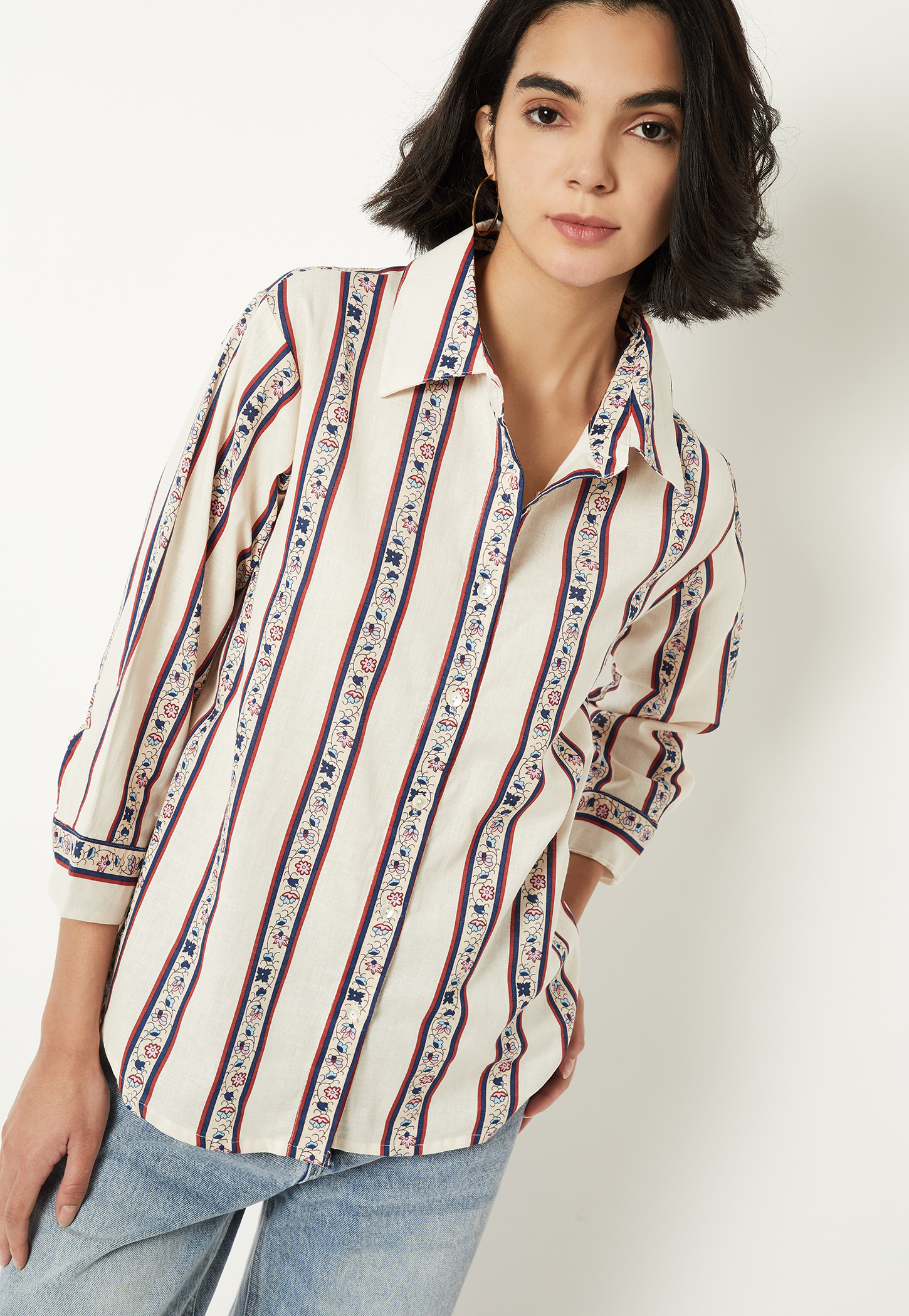 Women Floral Print Shirt-picture-49