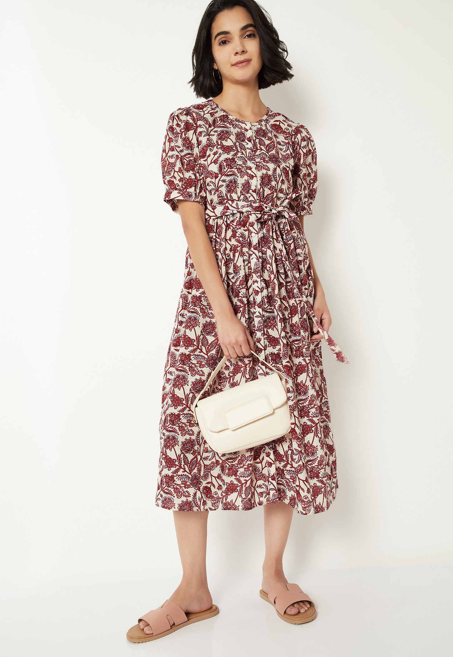 Women Printed A-line Dress-picture-56