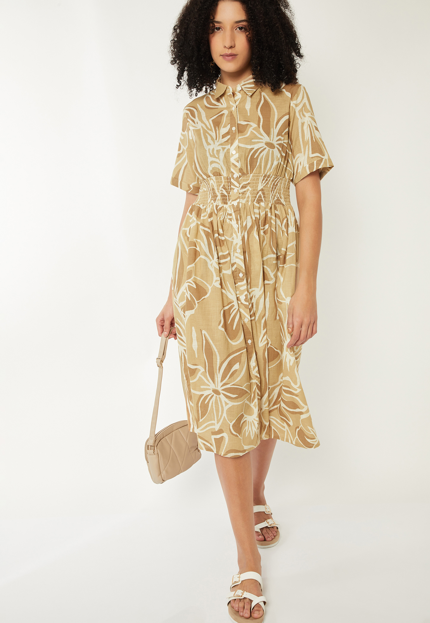 Women Printed Shirt Dress-picture-25