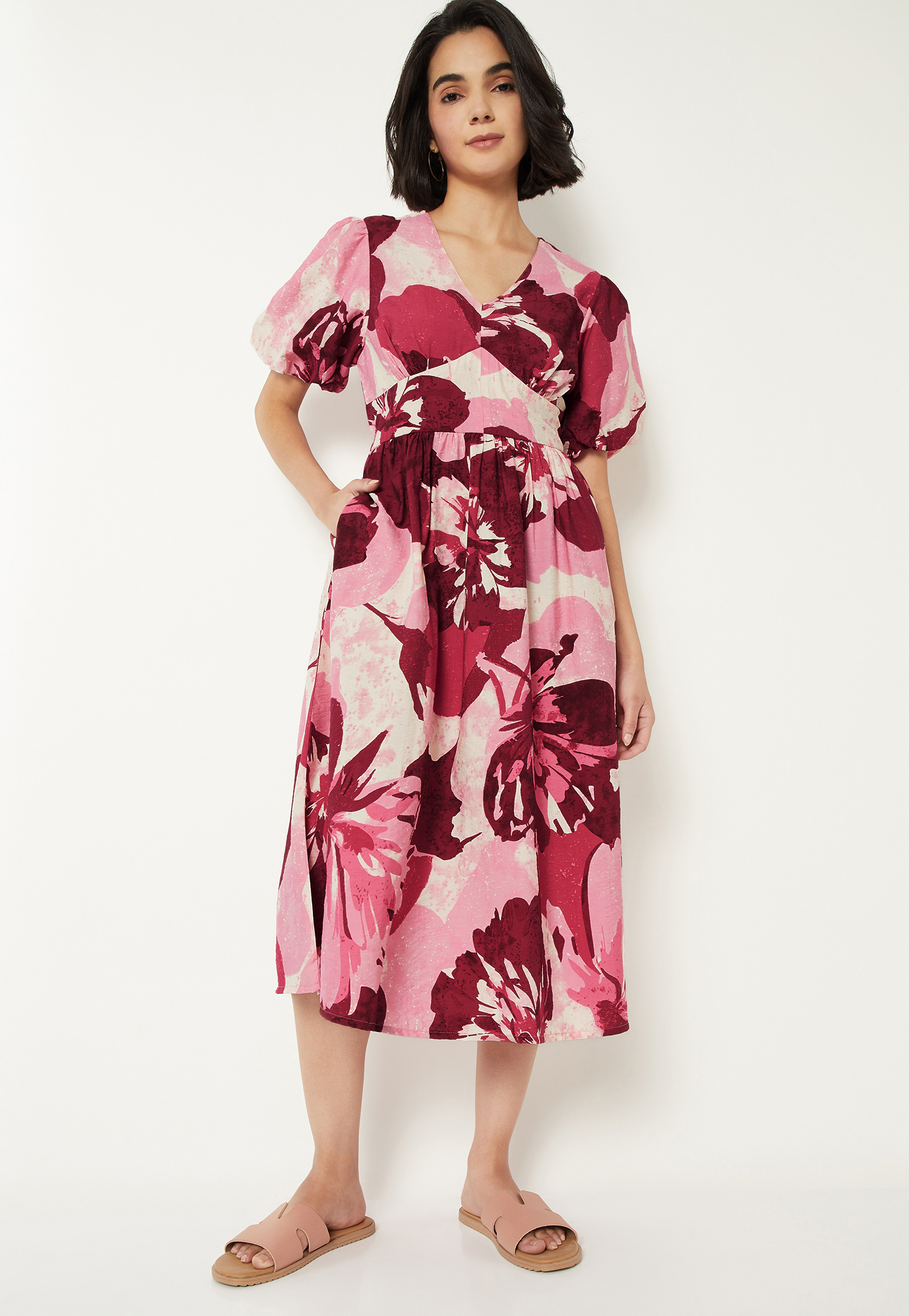 Women Printed Midi Dress-picture-38