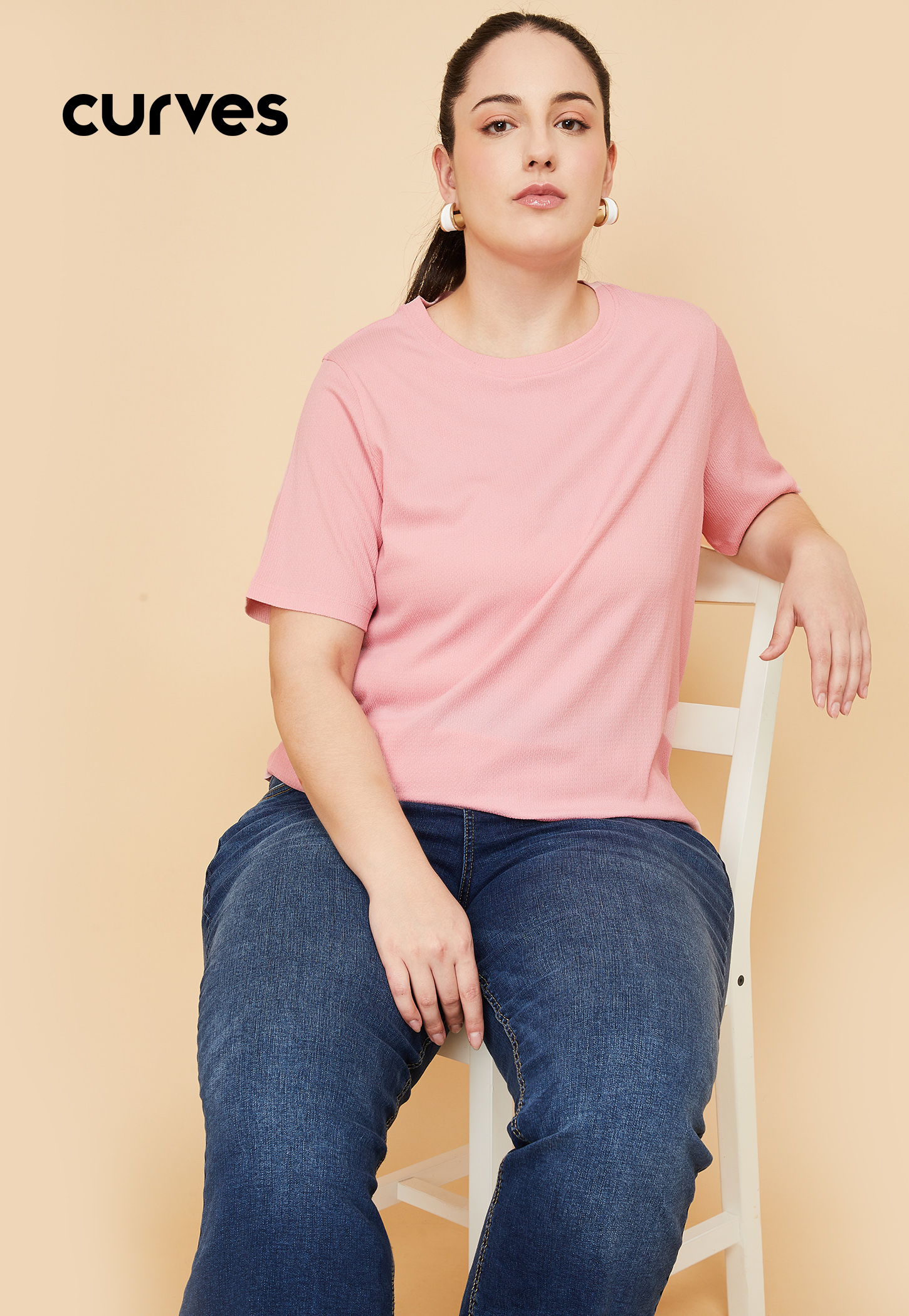 Women Textured T-shirt-picture-45