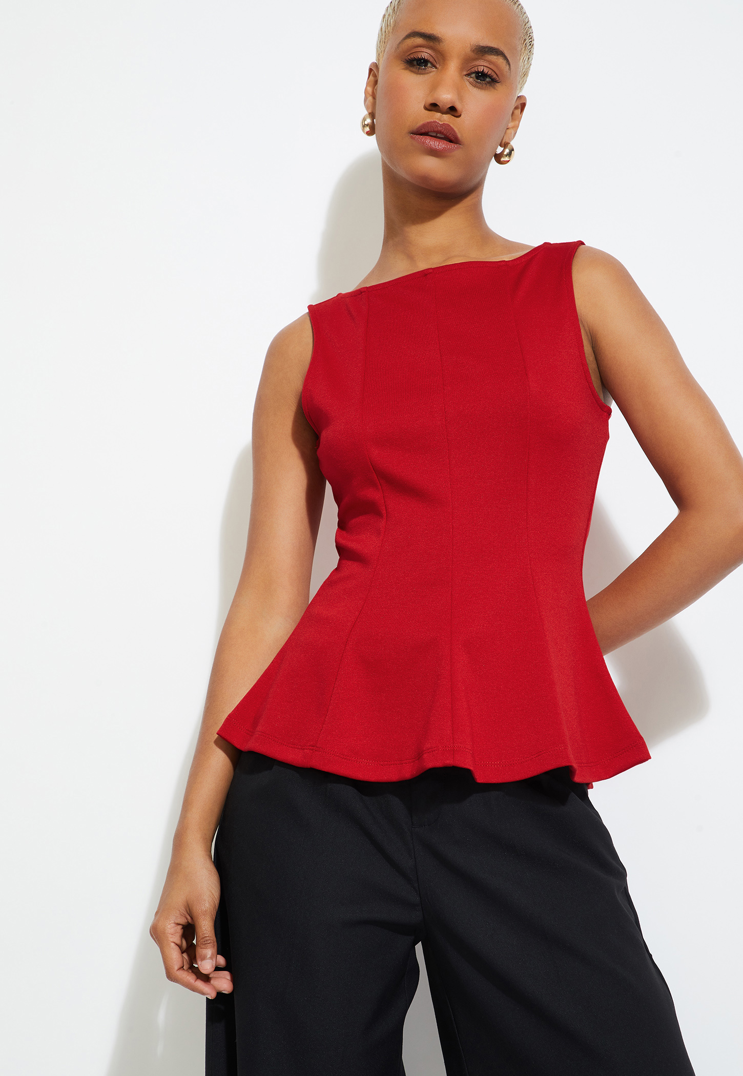 ALAYA F X URB_N Women Solid Peplum Top-picture-27