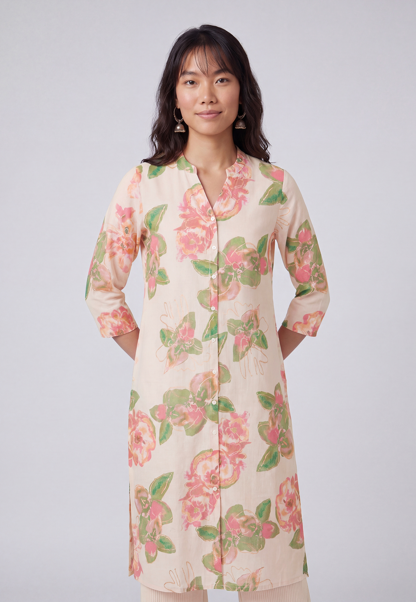 Women Floral Print Straight Kurta-picture-30