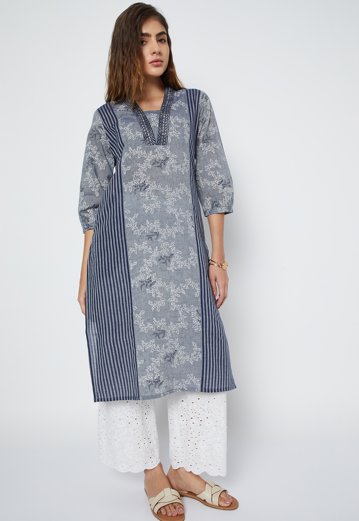 Women Striped Straight Kurta-picture-13