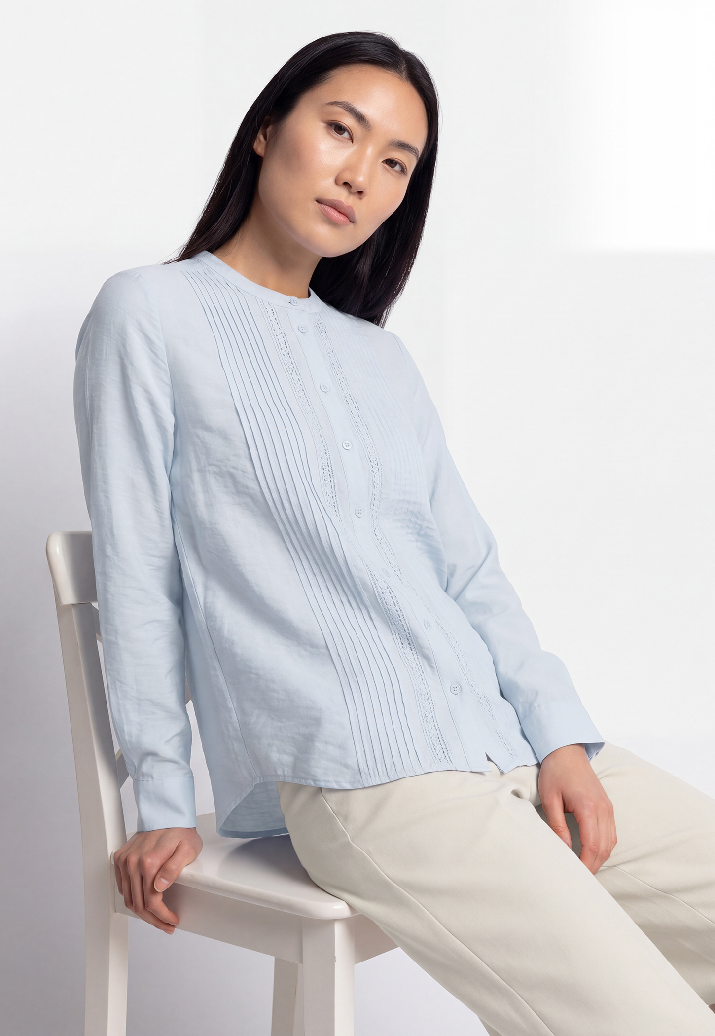 Women Pintuck Blouse-picture-37